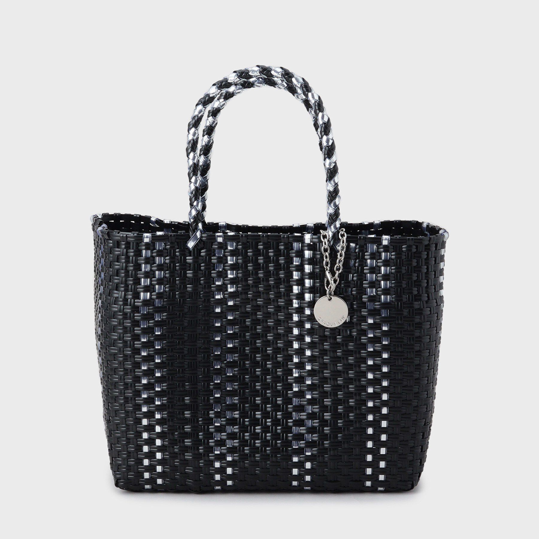 OPAQUE.CLIP「バイカラーミドルメルカドバッグ」|トートバッグ|