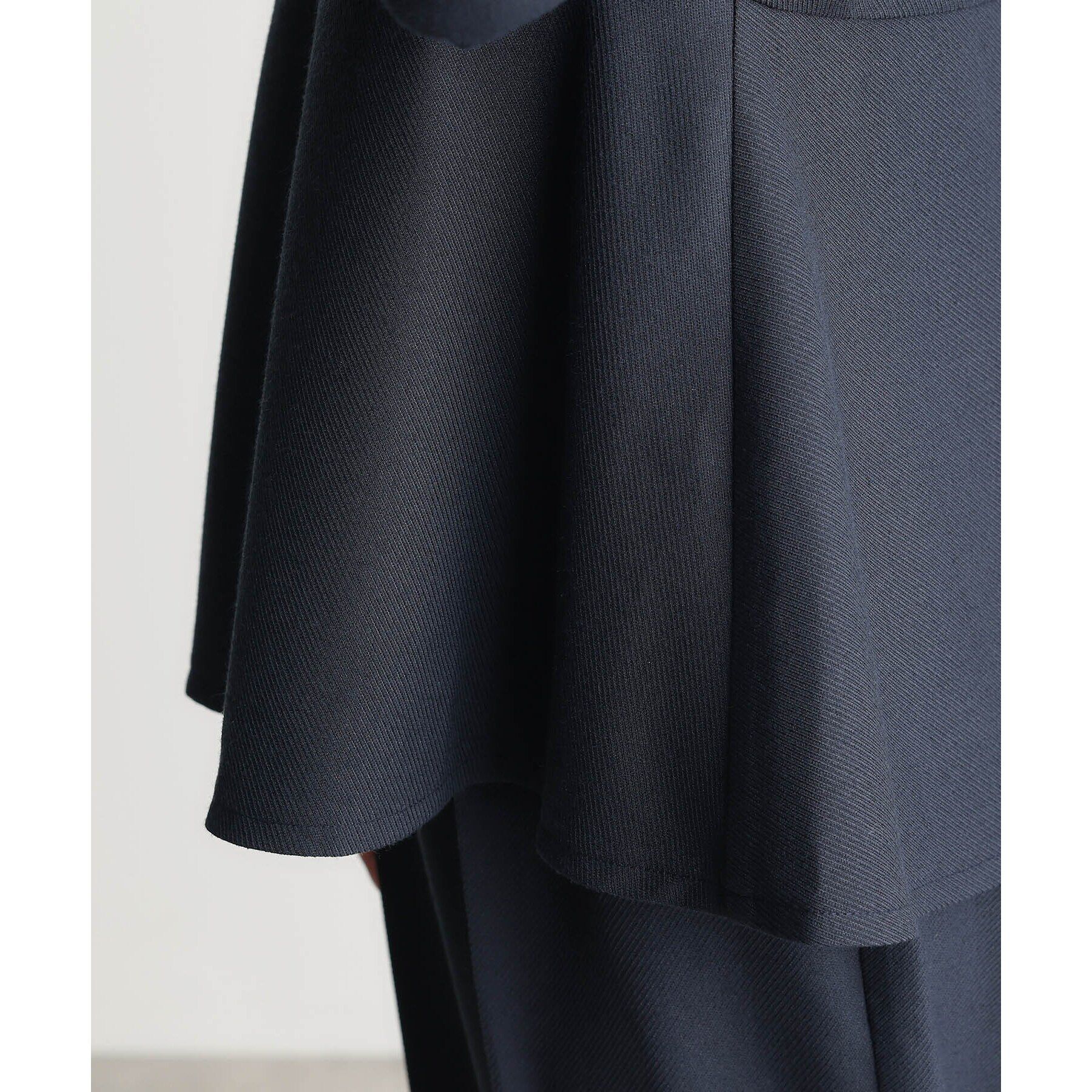 THE SHOP TK「【ONOFF活躍/セレモニー/通勤】杢調カルゼペプラムブラウス/洗える」|シャツ・ブラウス|