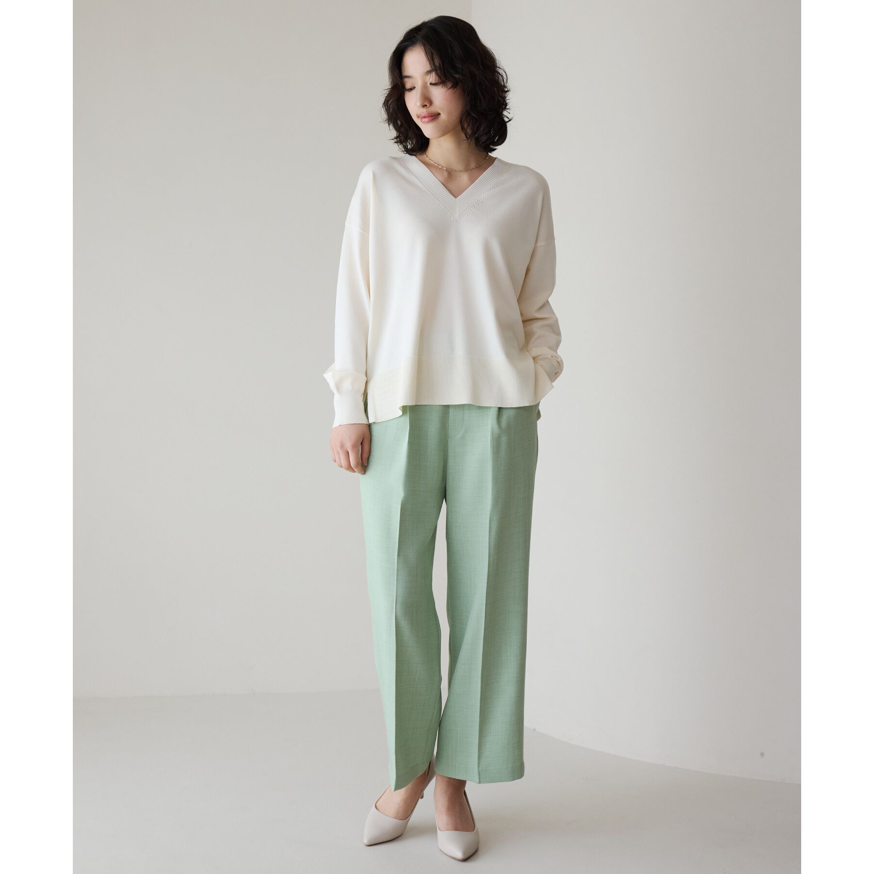 THE SHOP TK「【CAVIAN】ベーシックワイドパンツ/洗濯機OK」|その他|