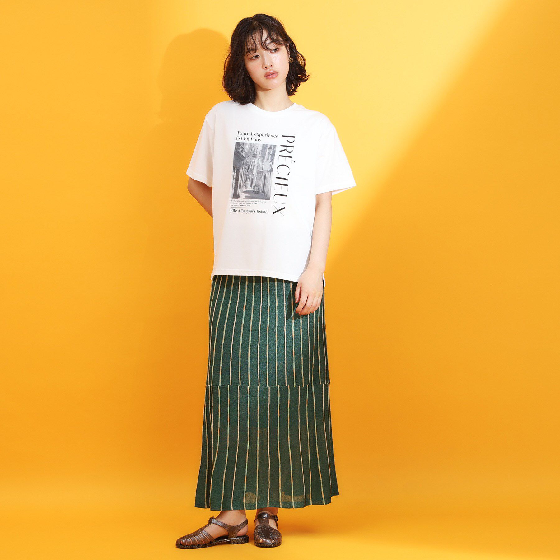 THE SHOP TK「フォトアソートTシャツ【接触冷感/UV/毛玉になりにくい/洗濯機OK】」|Tシャツ・カットソー|