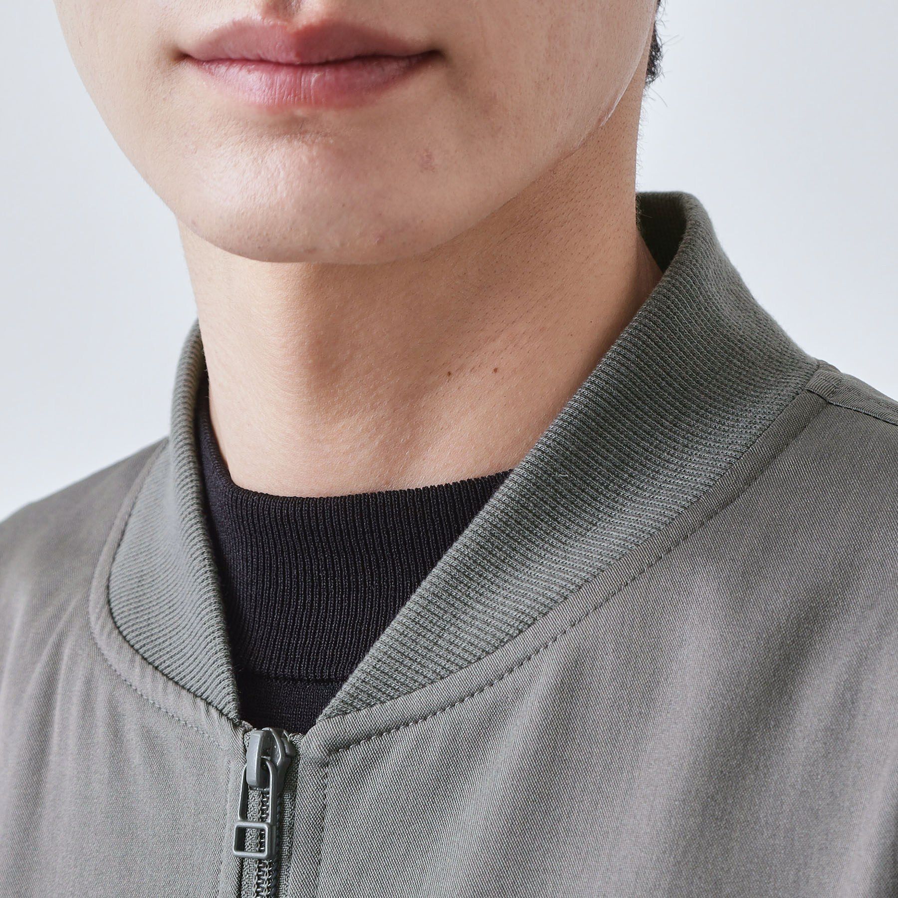 THE SHOP TK「FLEX LINE ストレッチリブブルゾン　ストレッチ/防シワ/マシンウォッシャブル/セットアップ可」|ブルゾン・スタジャン|