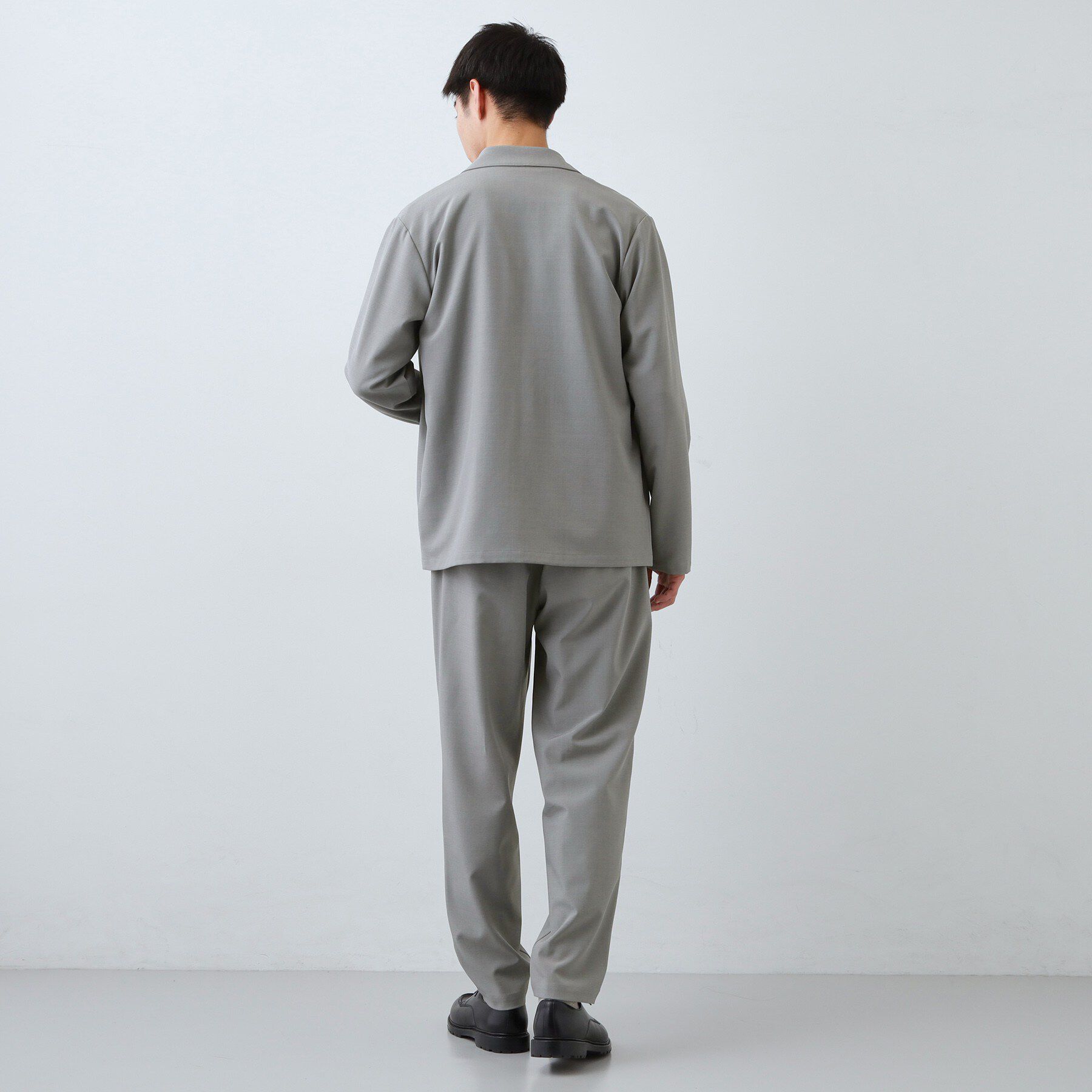 THE SHOP TK「【上下2点セット】ジャケット＋パンツ イージーセットアップ 防シワ／ストレッチ／洗濯機OK」|テーラードジャケット|