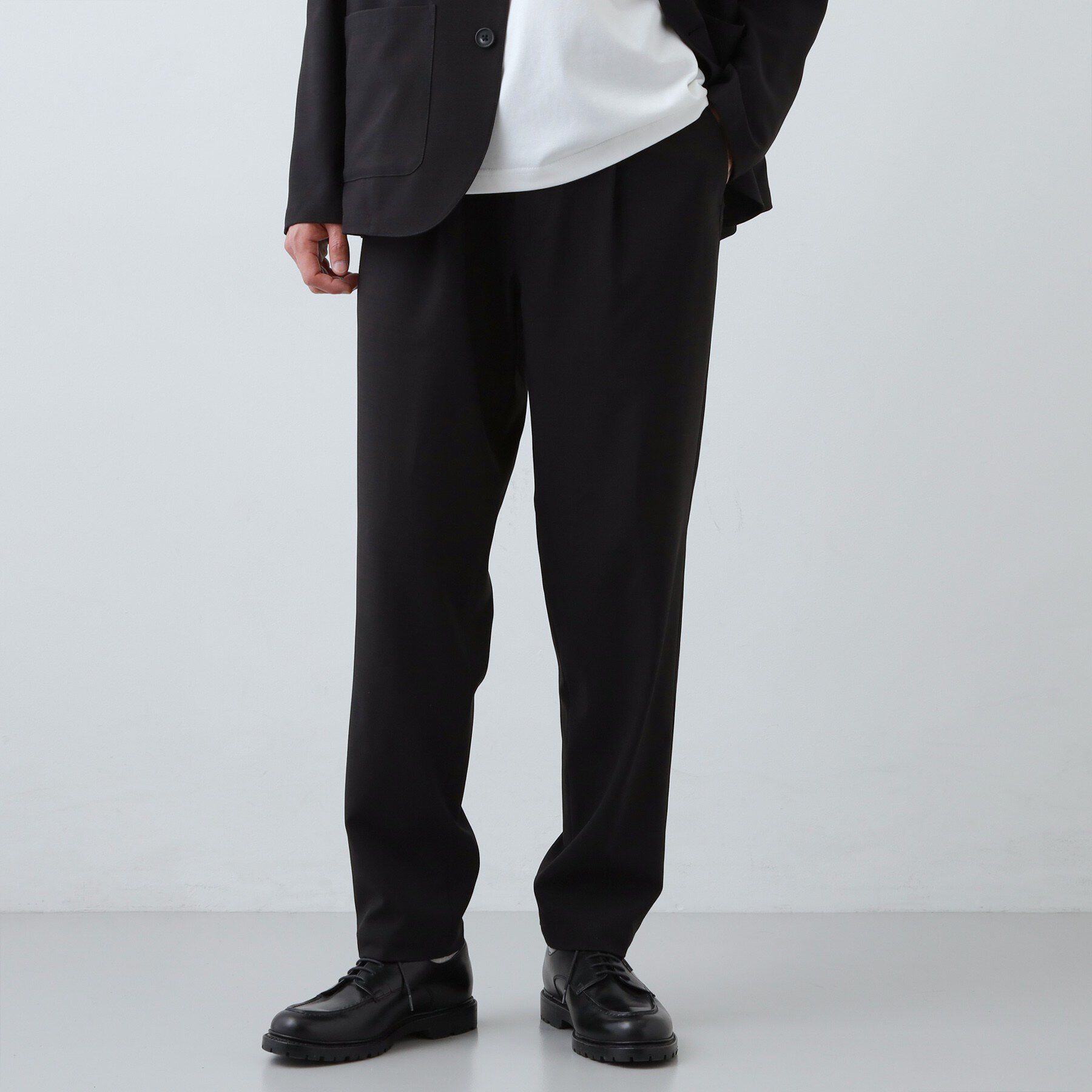 THE SHOP TK「【上下2点セット】ジャケット＋パンツ イージーセットアップ 防シワ／ストレッチ／洗濯機OK」|テーラードジャケット|