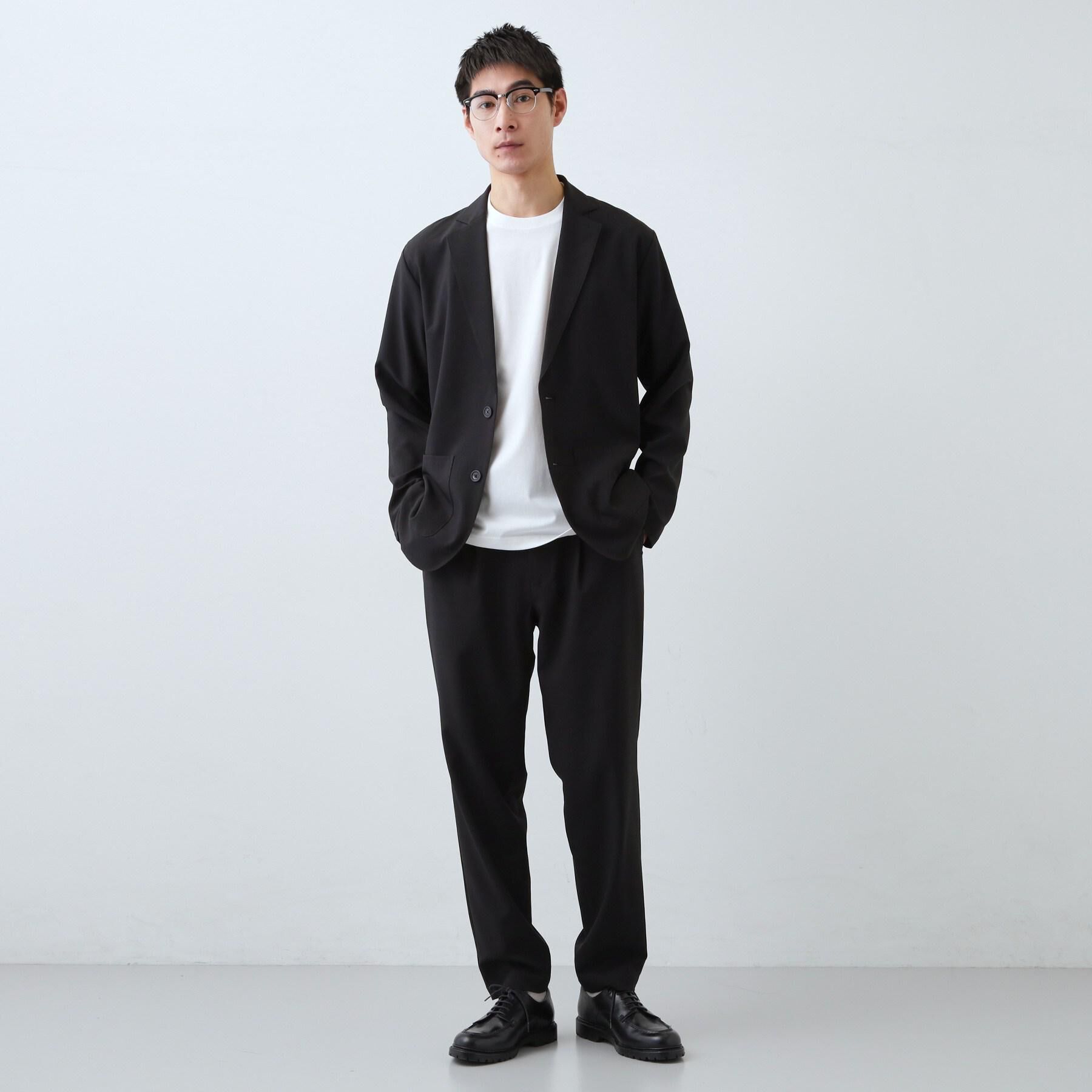 THE SHOP TK「【上下2点セット】ジャケット＋パンツ イージーセットアップ 防シワ／ストレッチ／洗濯機OK」|テーラードジャケット|