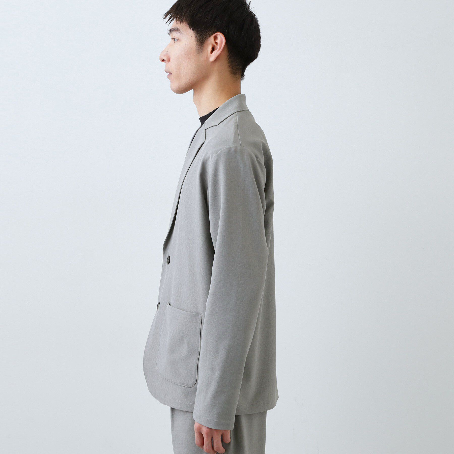 THE SHOP TK「【上下2点セット】ジャケット＋パンツ イージーセットアップ 防シワ／ストレッチ／洗濯機OK」|テーラードジャケット|