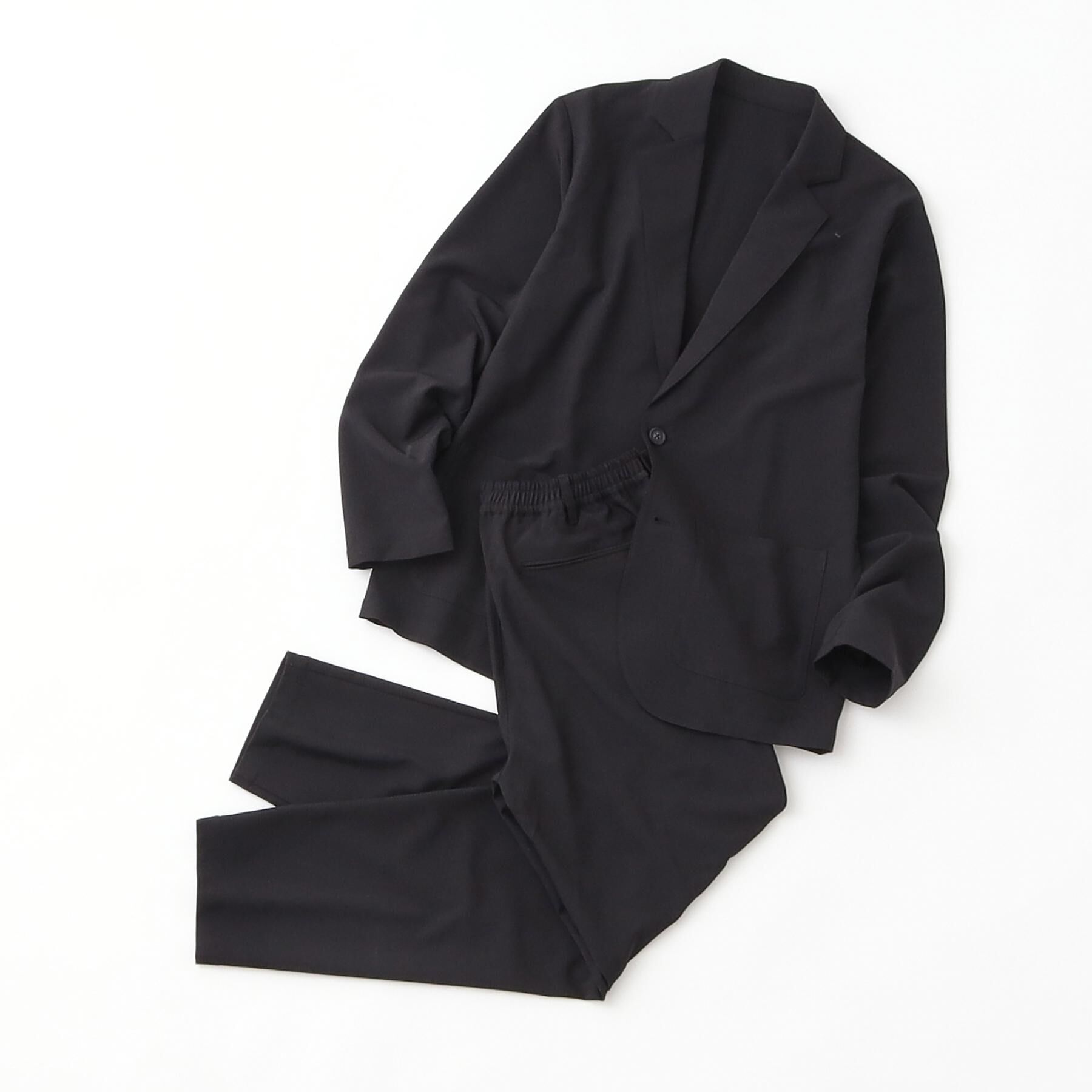 THE SHOP TK「【上下2点セット】ジャケット＋パンツ イージーセットアップ 防シワ／ストレッチ／洗濯機OK」|テーラードジャケット|