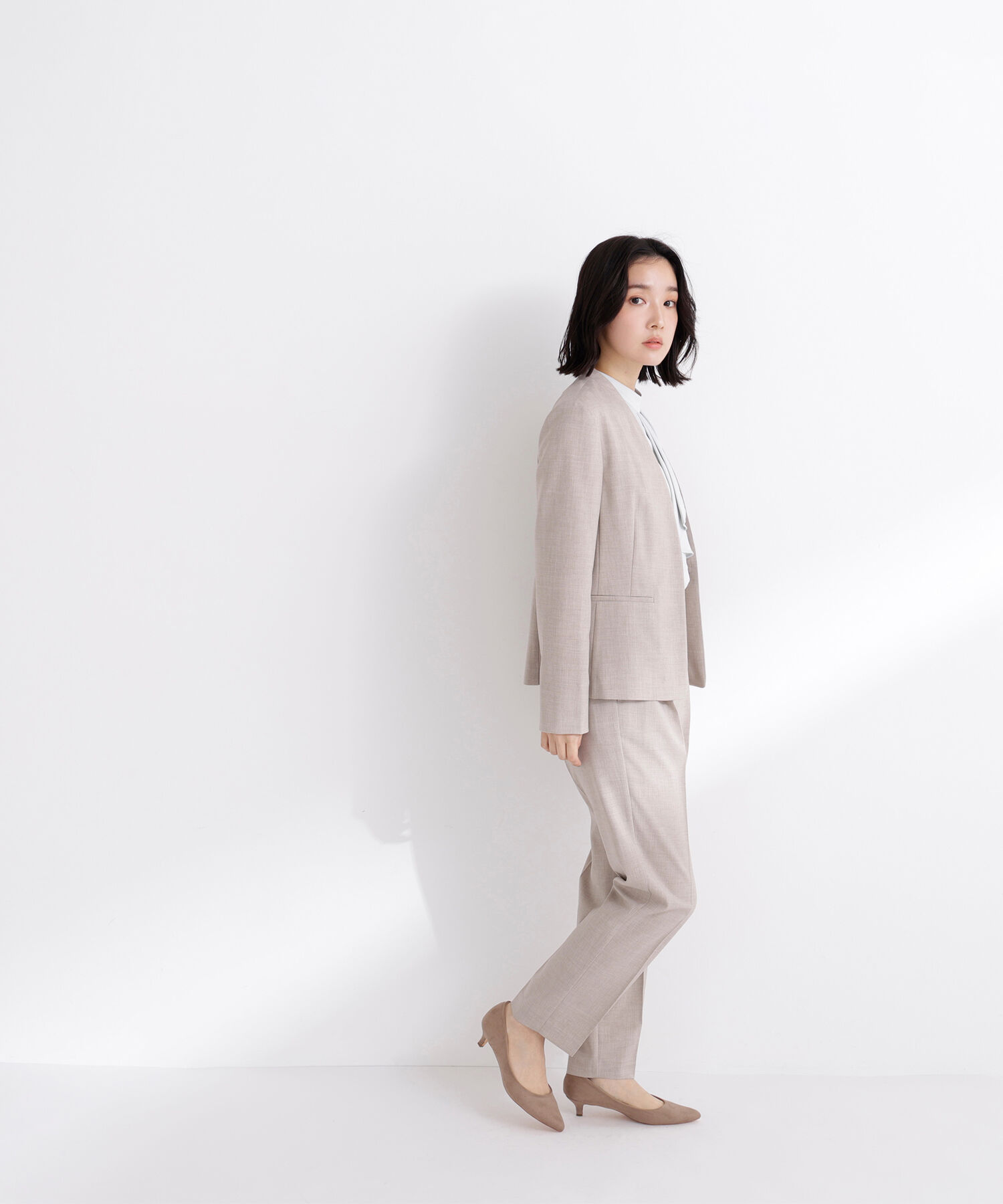  「リネンライク SETUP パンツ」|その他|