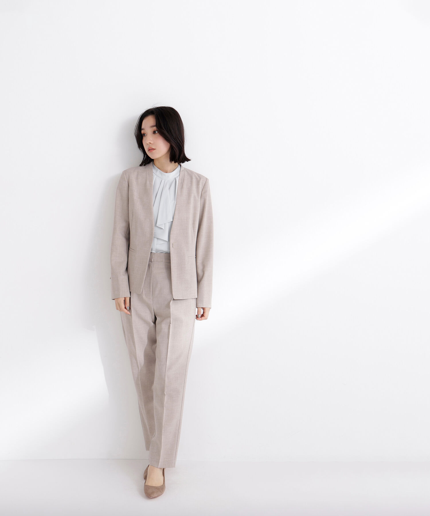  「リネンライク SETUP パンツ」|その他|