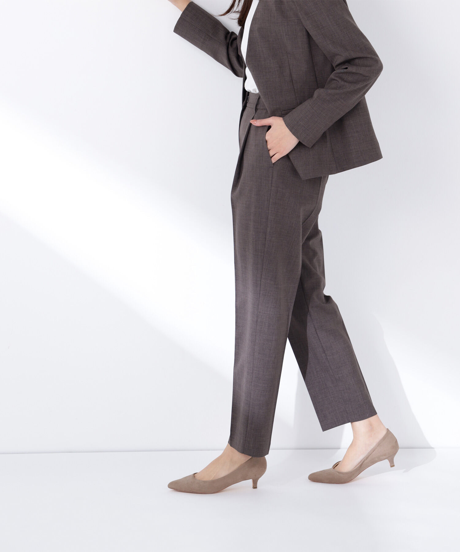  「リネンライク SETUP パンツ」|その他|