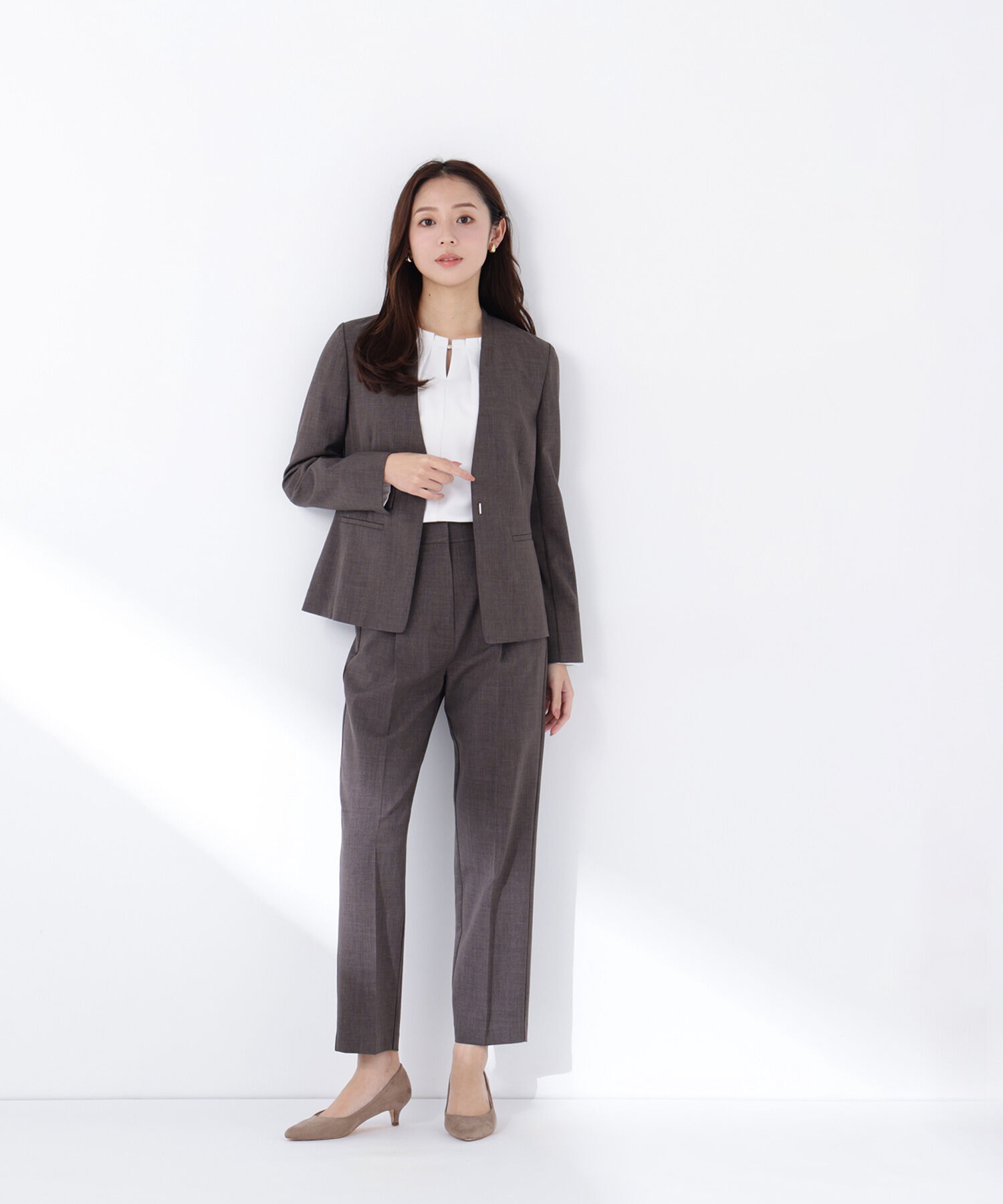  「リネンライク SETUP パンツ」|その他|