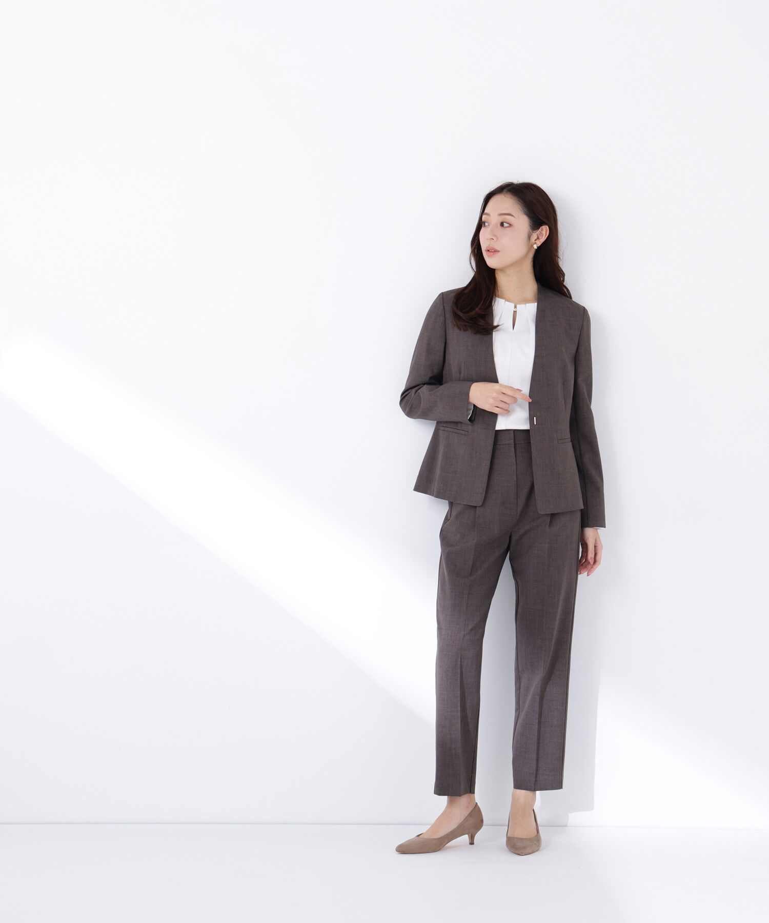  「リネンライク SETUP パンツ」|その他|