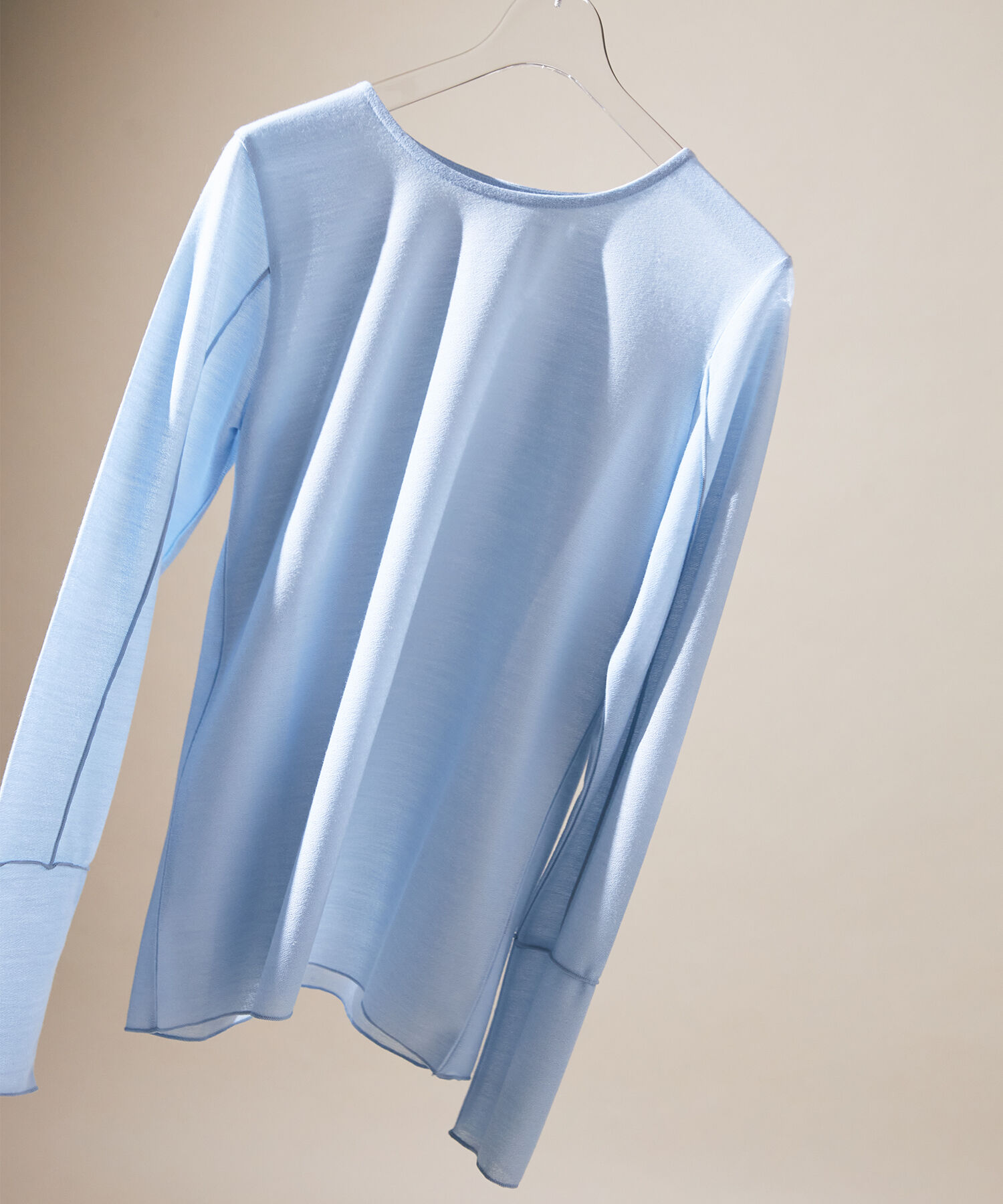  「〈N.〉シアーメロウカットソー」|Tシャツ・カットソー|ブルー