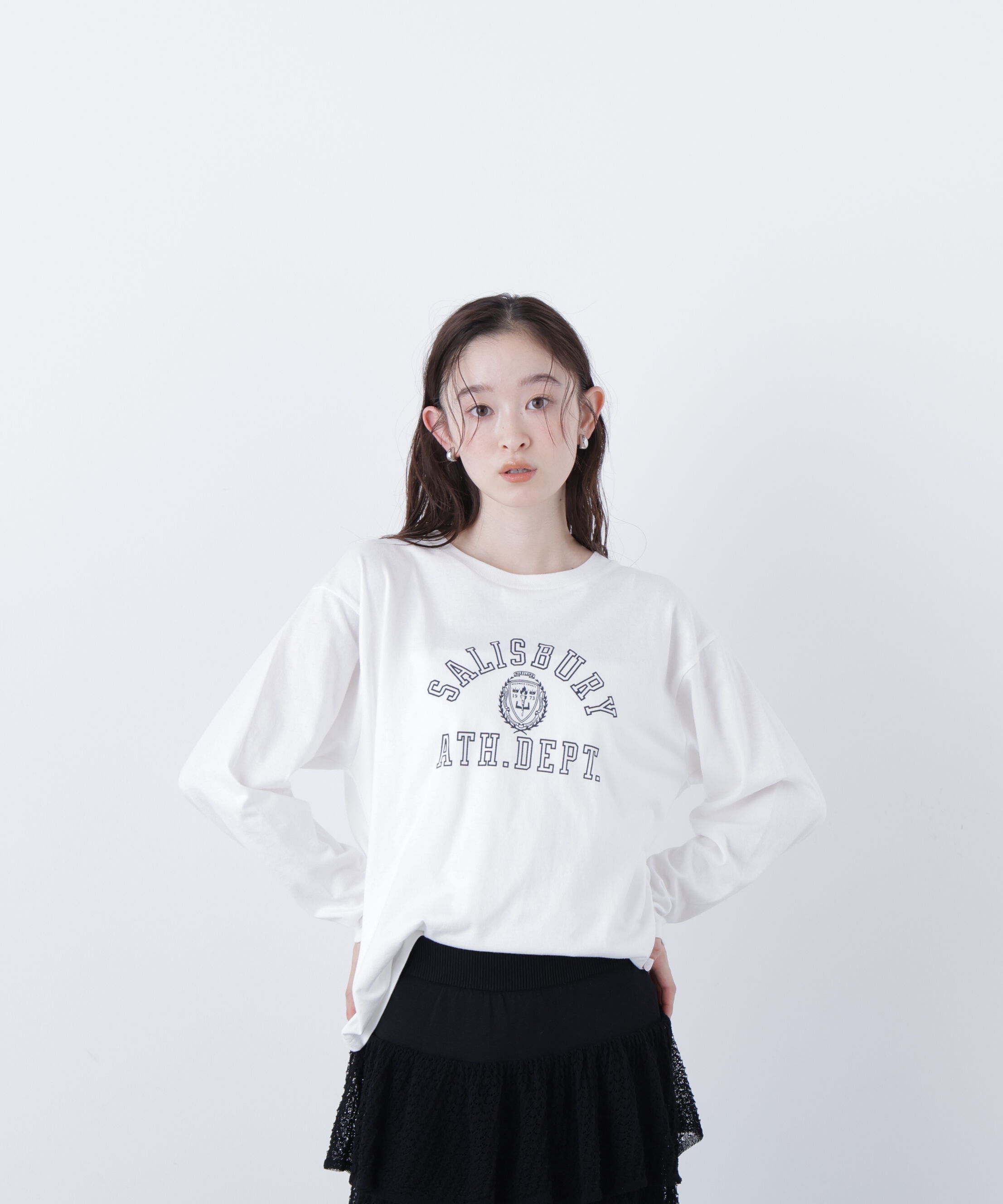  「〈N.〉カレッジロゴロンＴ」|Tシャツ・カットソー|