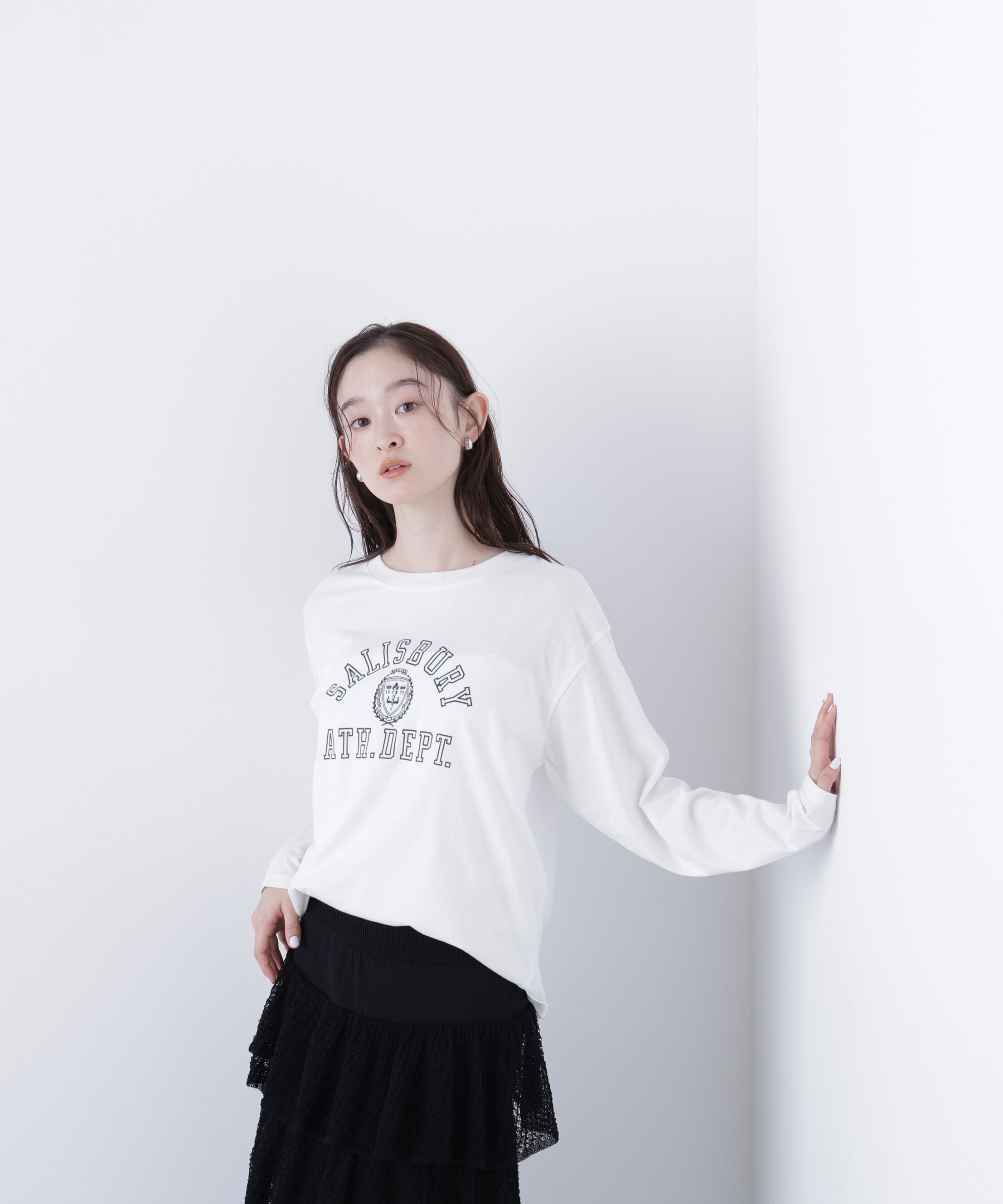  「〈N.〉カレッジロゴロンＴ」|Tシャツ・カットソー|
