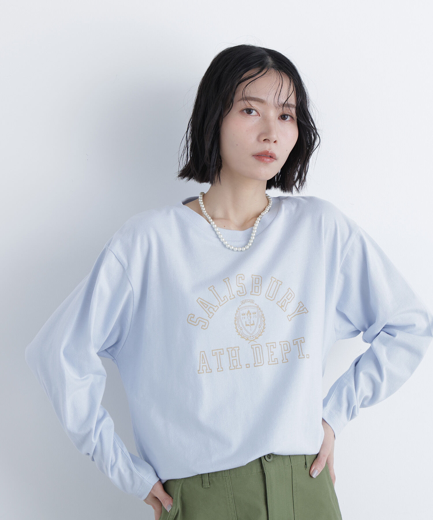  「〈N.〉カレッジロゴロンＴ」|Tシャツ・カットソー|