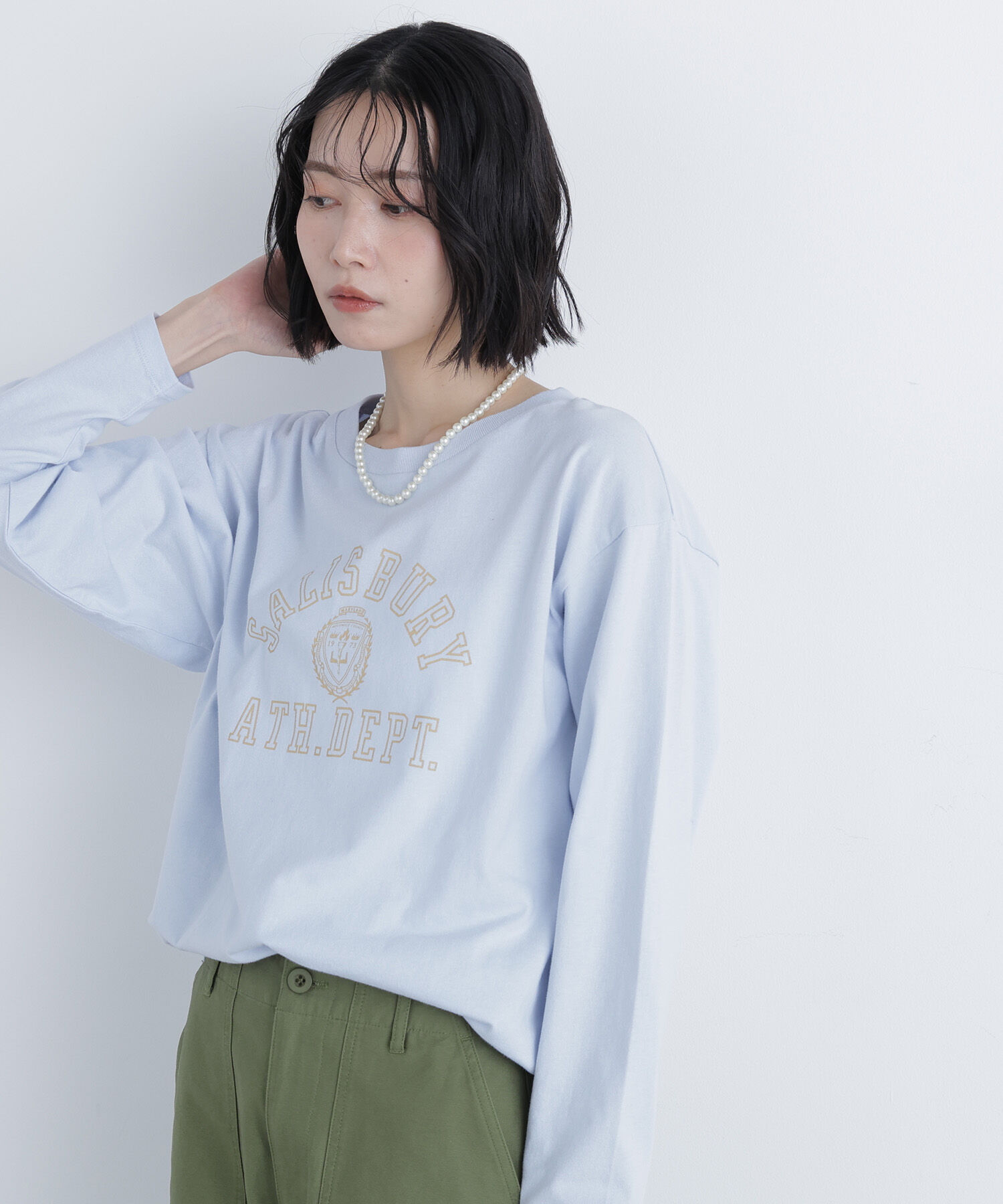  「〈N.〉カレッジロゴロンＴ」|Tシャツ・カットソー|