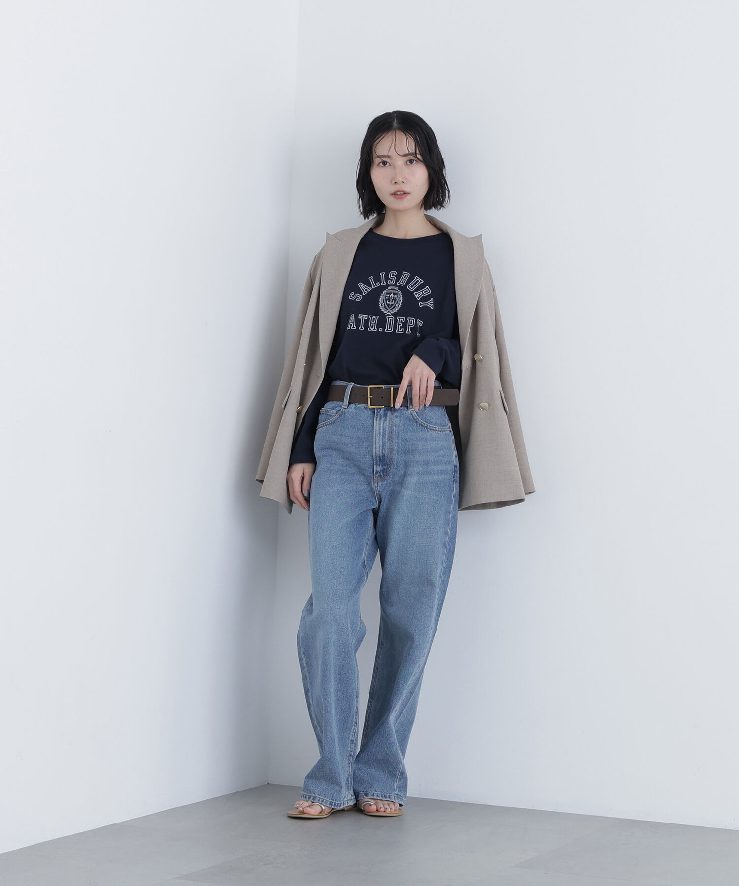  「〈N.〉カレッジロゴロンＴ」|Tシャツ・カットソー|