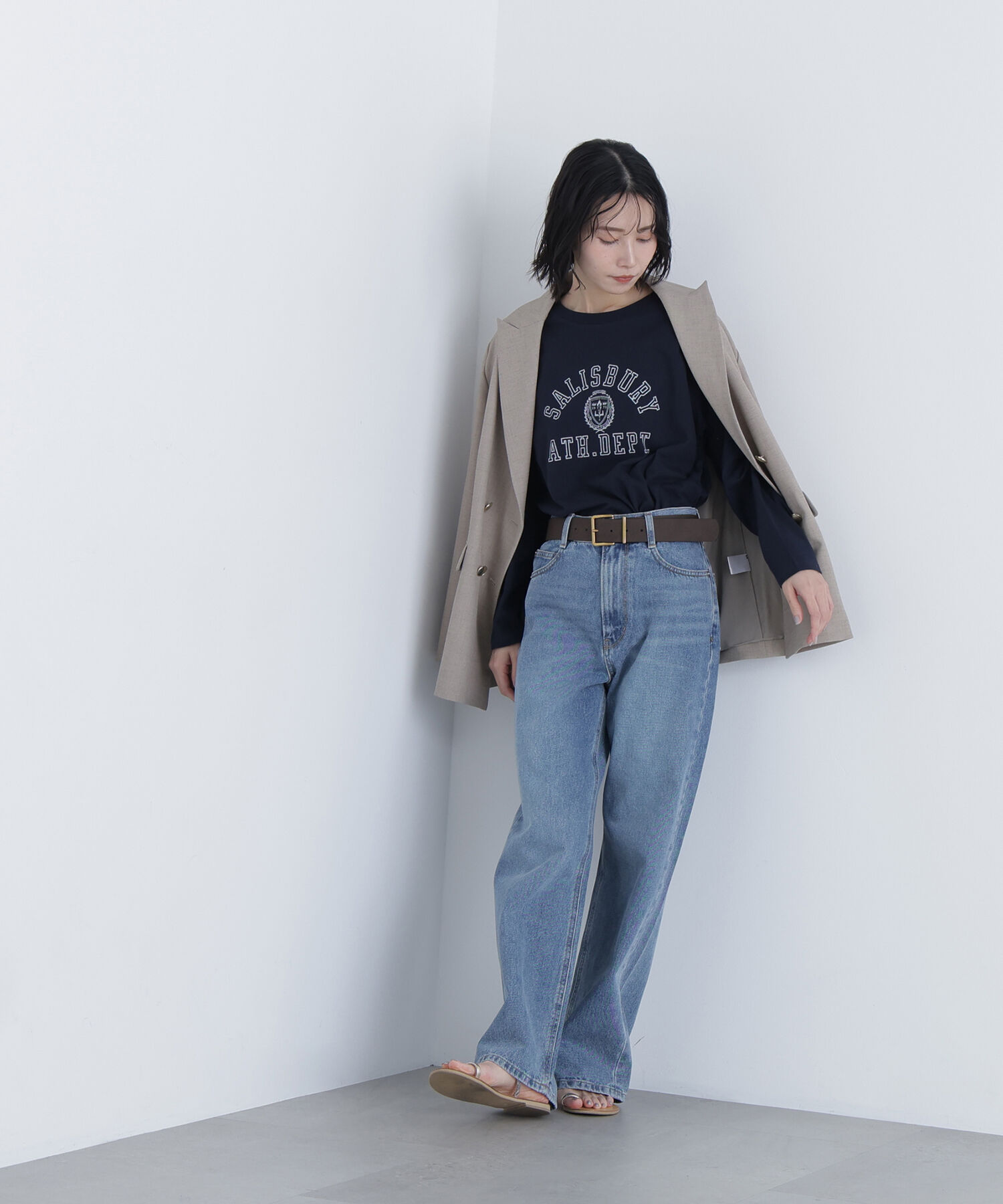  「〈N.〉カレッジロゴロンＴ」|Tシャツ・カットソー|