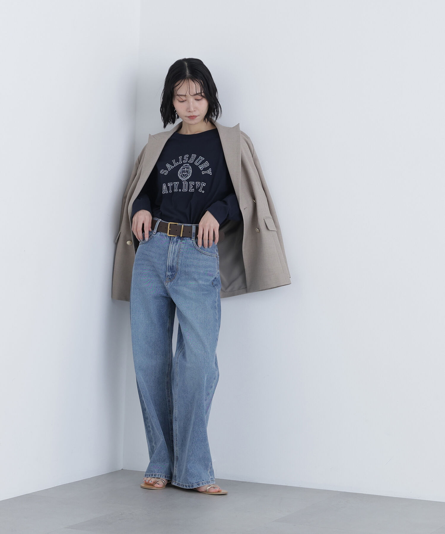  「〈N.〉カレッジロゴロンＴ」|Tシャツ・カットソー|