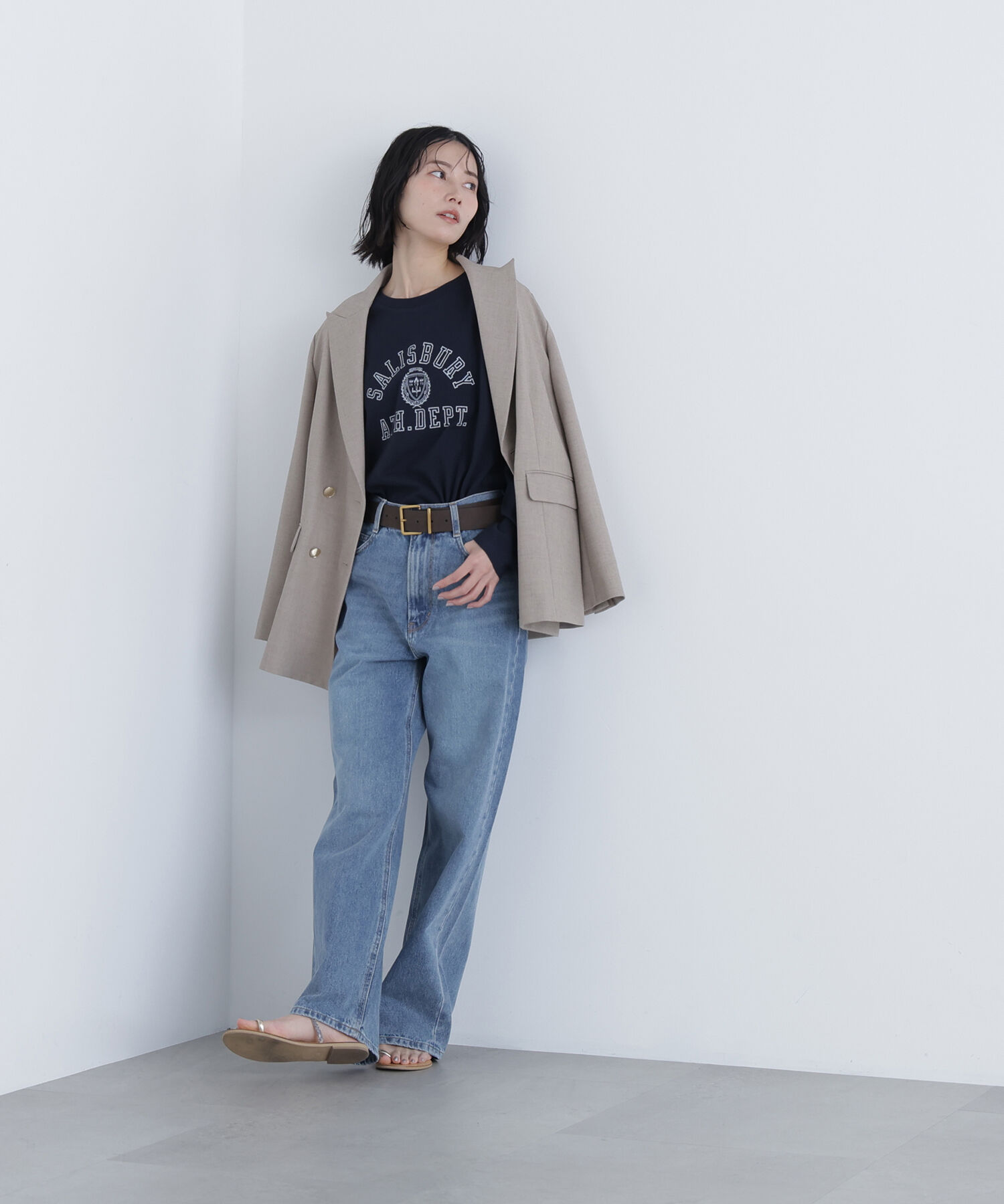  「〈N.〉カレッジロゴロンＴ」|Tシャツ・カットソー|