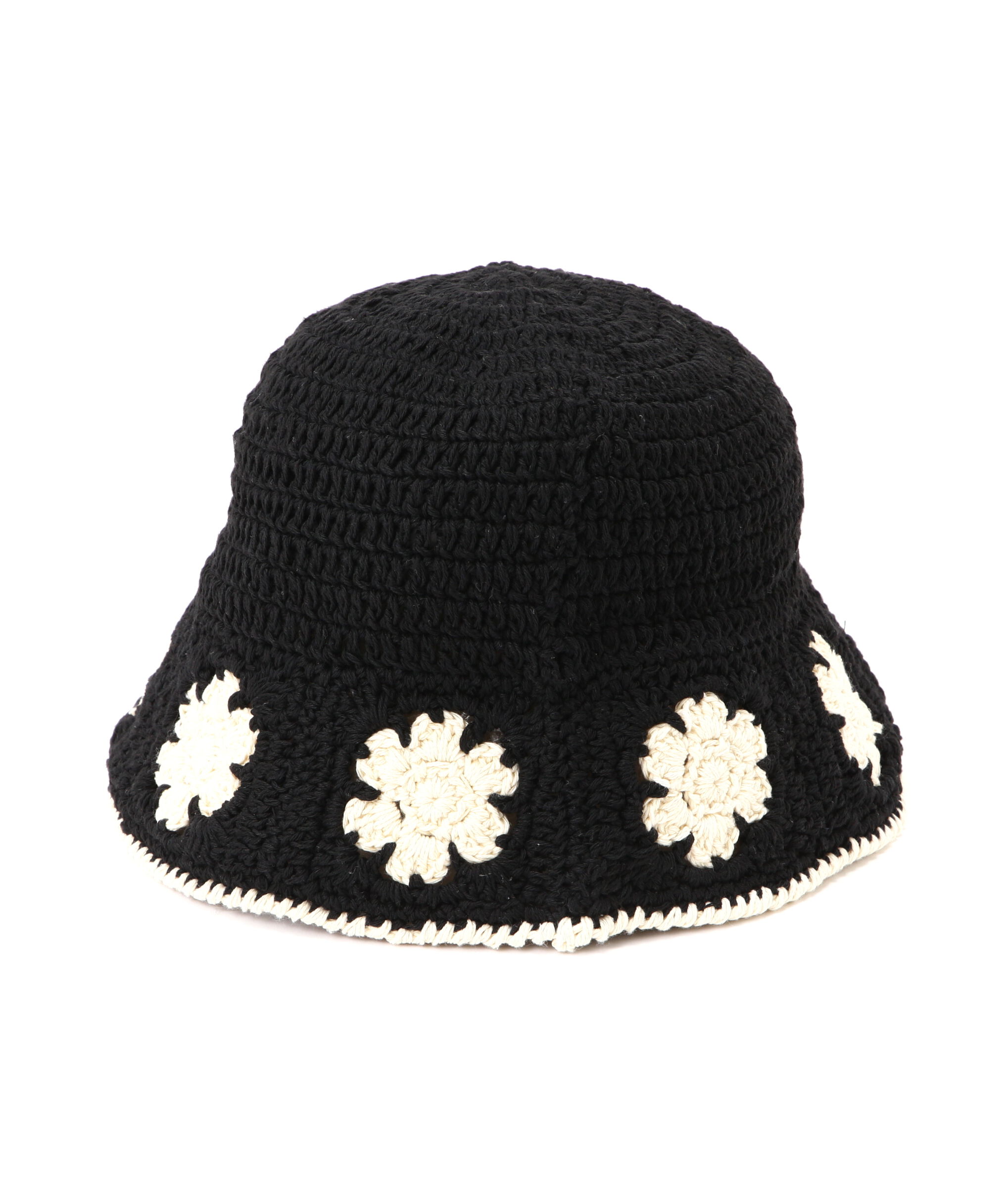  「フラワー編みハット」|ソックス|