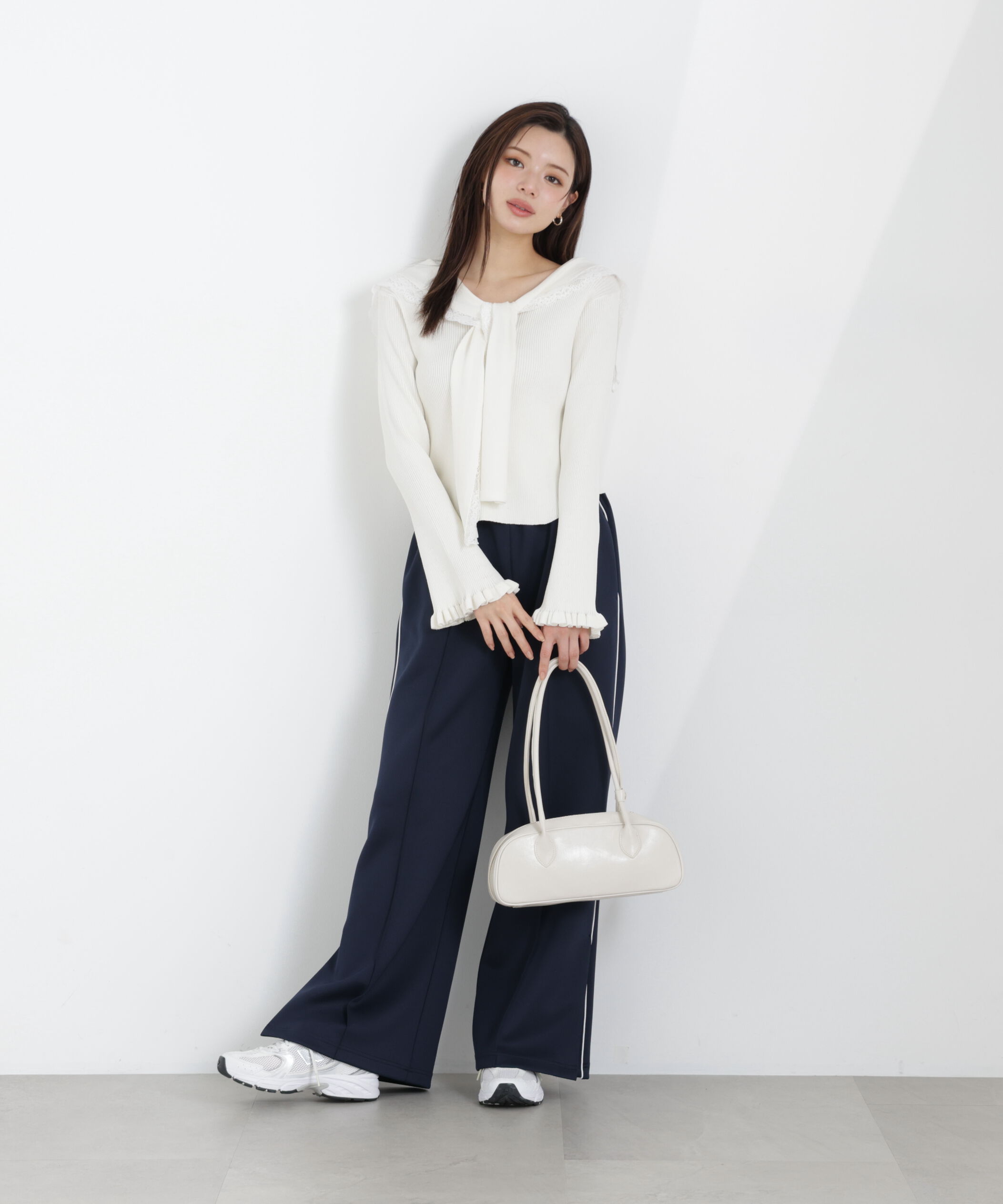 PROPORTION BODY DRESSING「＜新津のんさんコラボ＞〈a/mie〉トラックパンツ 26SS」|その他|