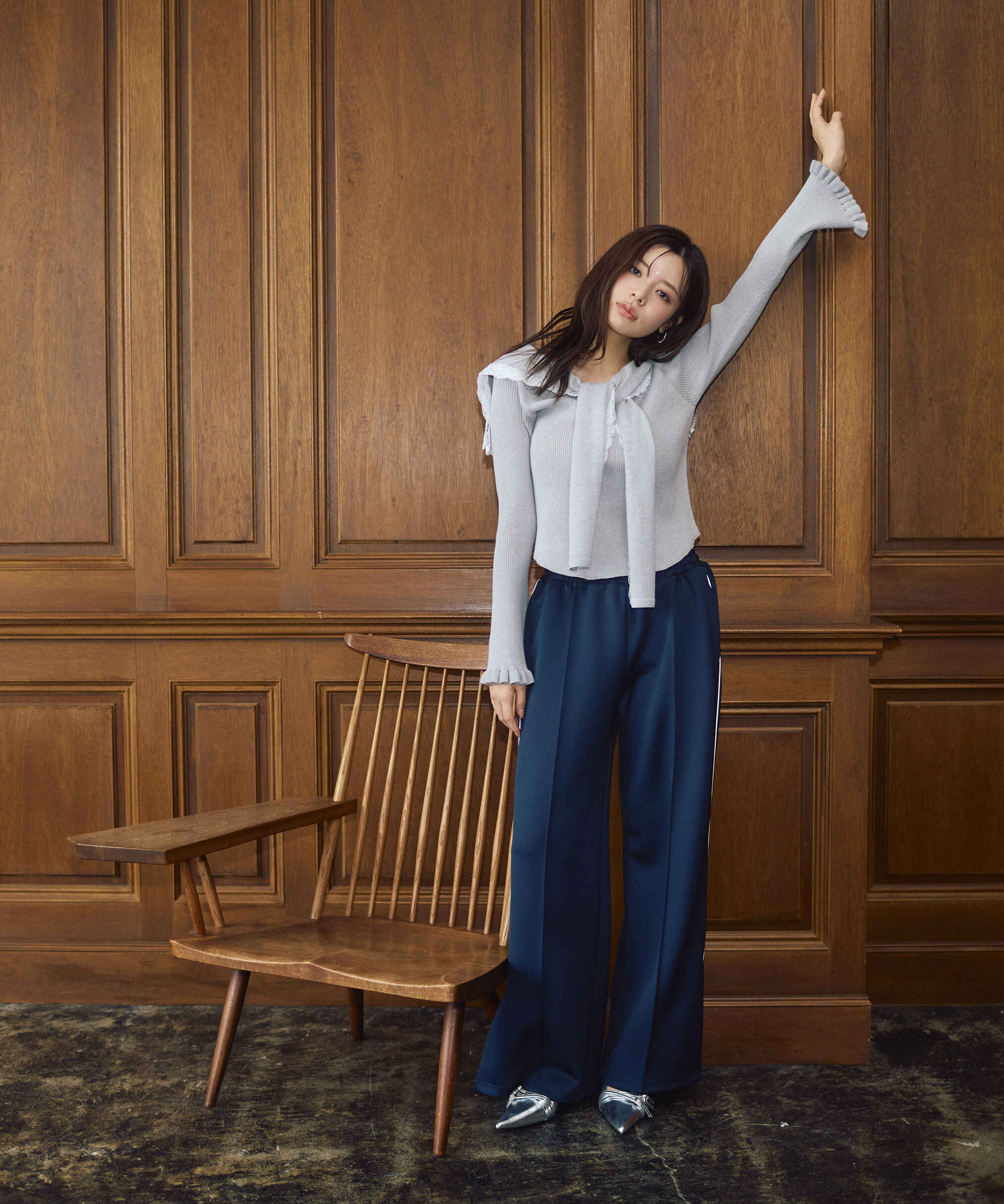 PROPORTION BODY DRESSING「＜新津のんさんコラボ＞〈a/mie〉トラックパンツ 26SS」|その他|