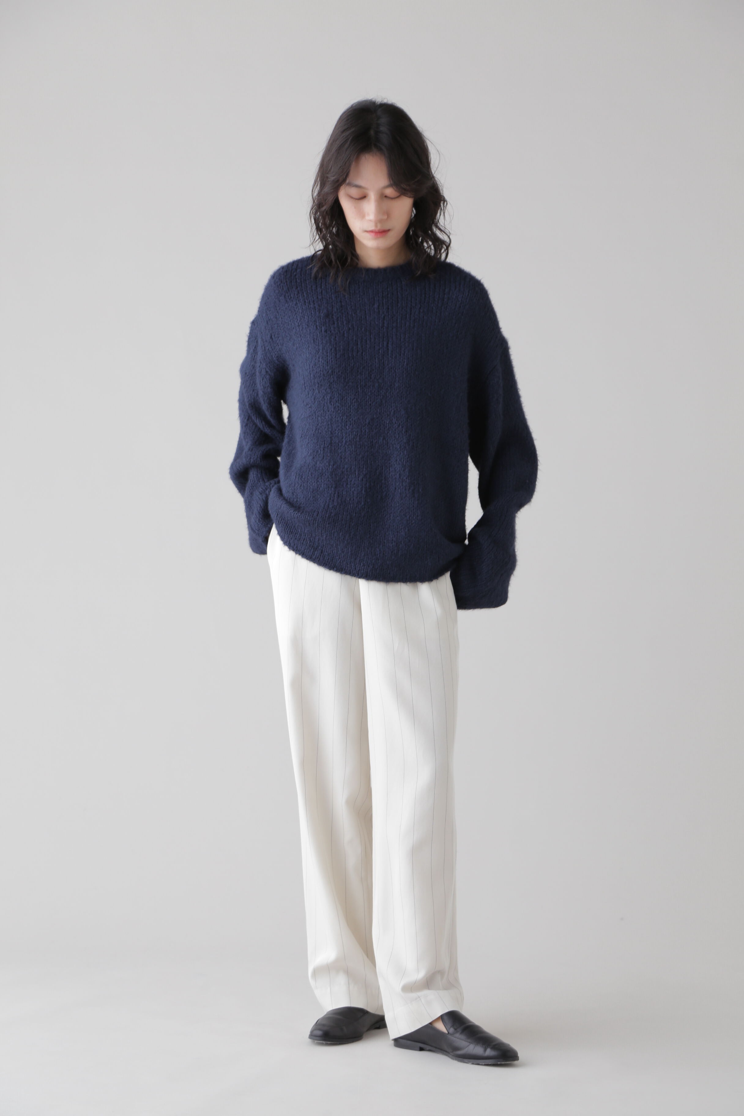 YLEVE 「YLEVE / LOW GAUGE SILK KN PO」|ニット・セーター|