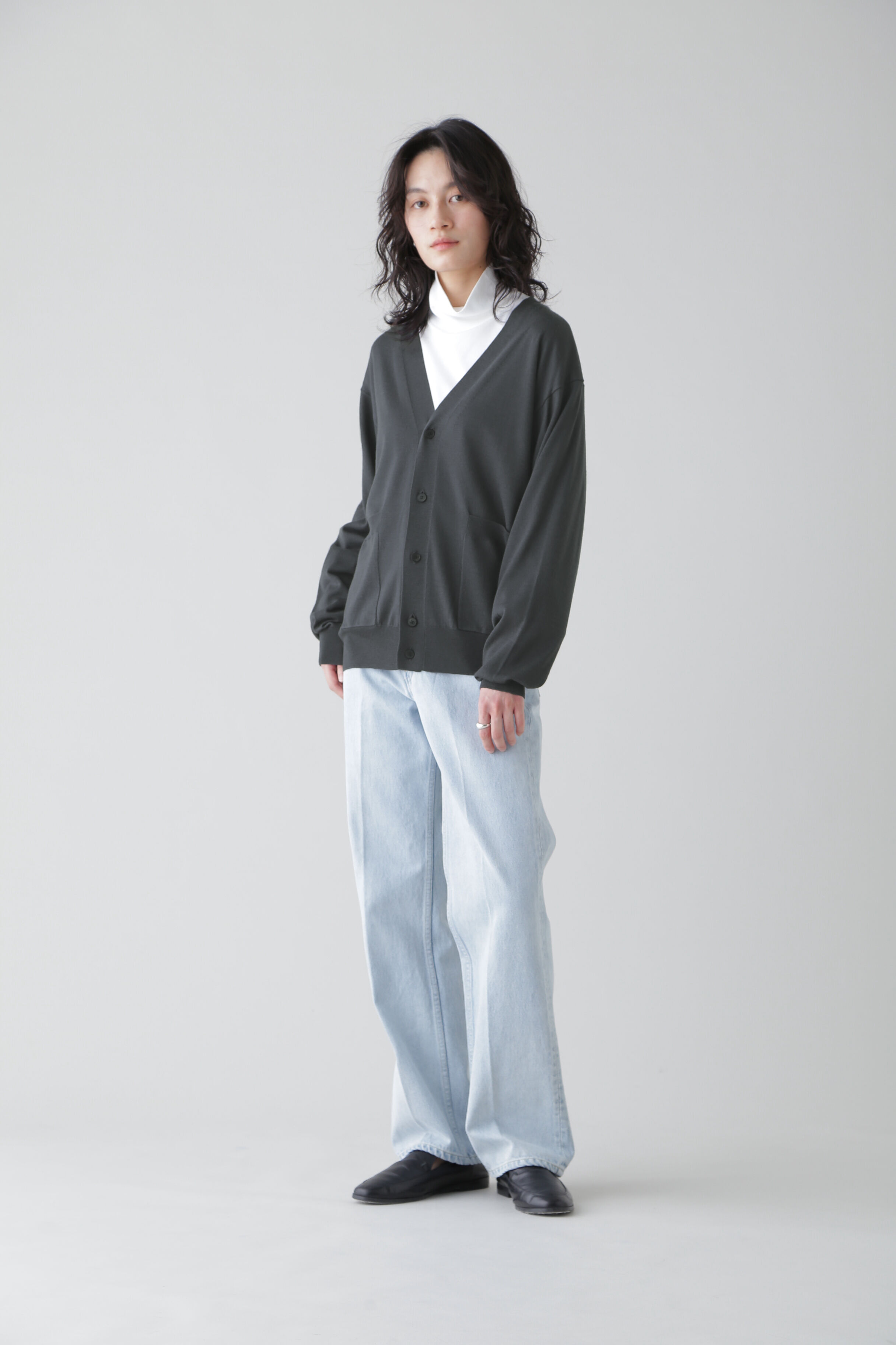 YLEVE 「YLEVE / EXTRAFINE MERINO WOOL KN C/D」|ニット・セーター|