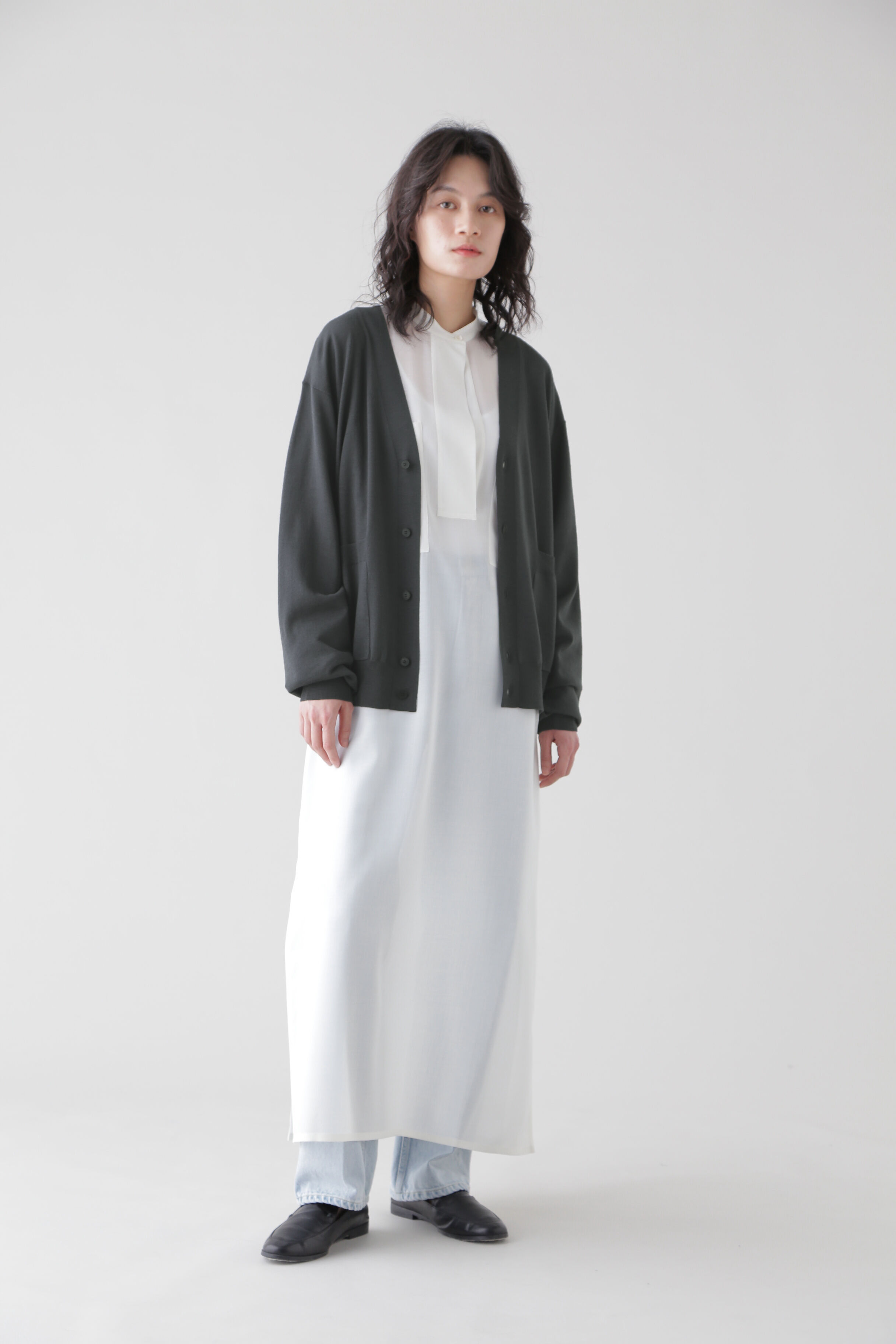 YLEVE 「YLEVE / EXTRAFINE MERINO WOOL KN C/D」|ニット・セーター|