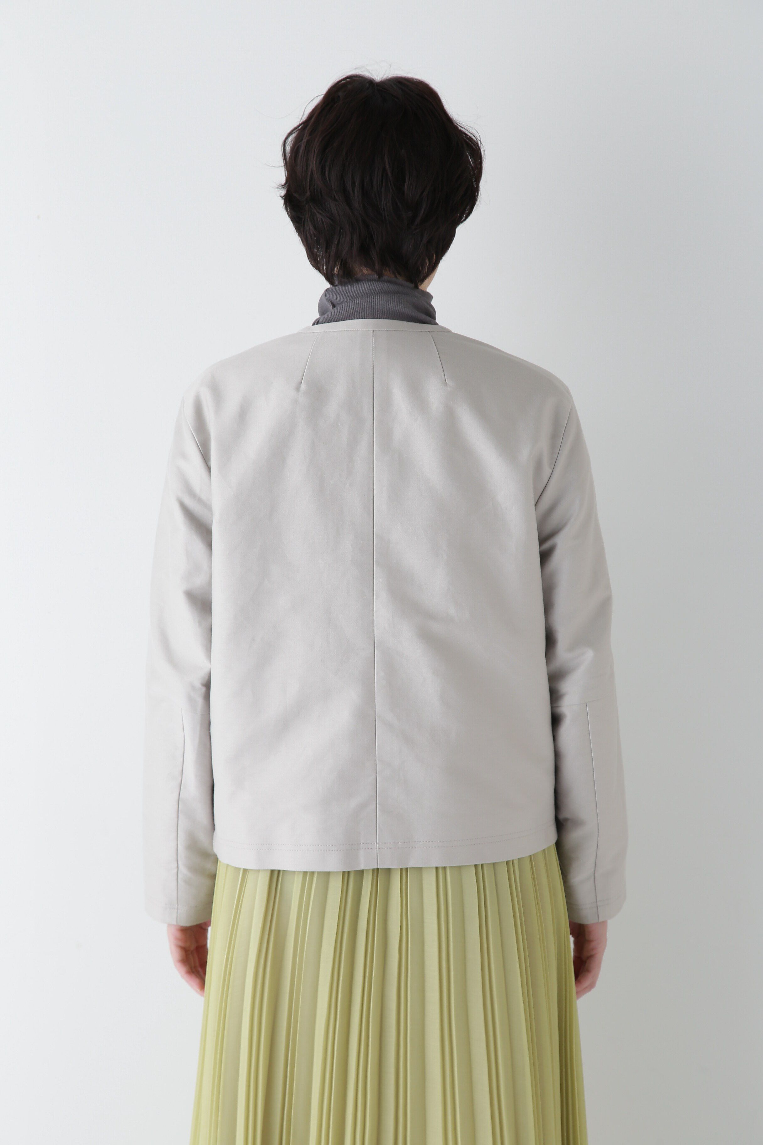  「◆ライトモールスキンクルーネックジャケット」|ブルゾン・スタジャン|