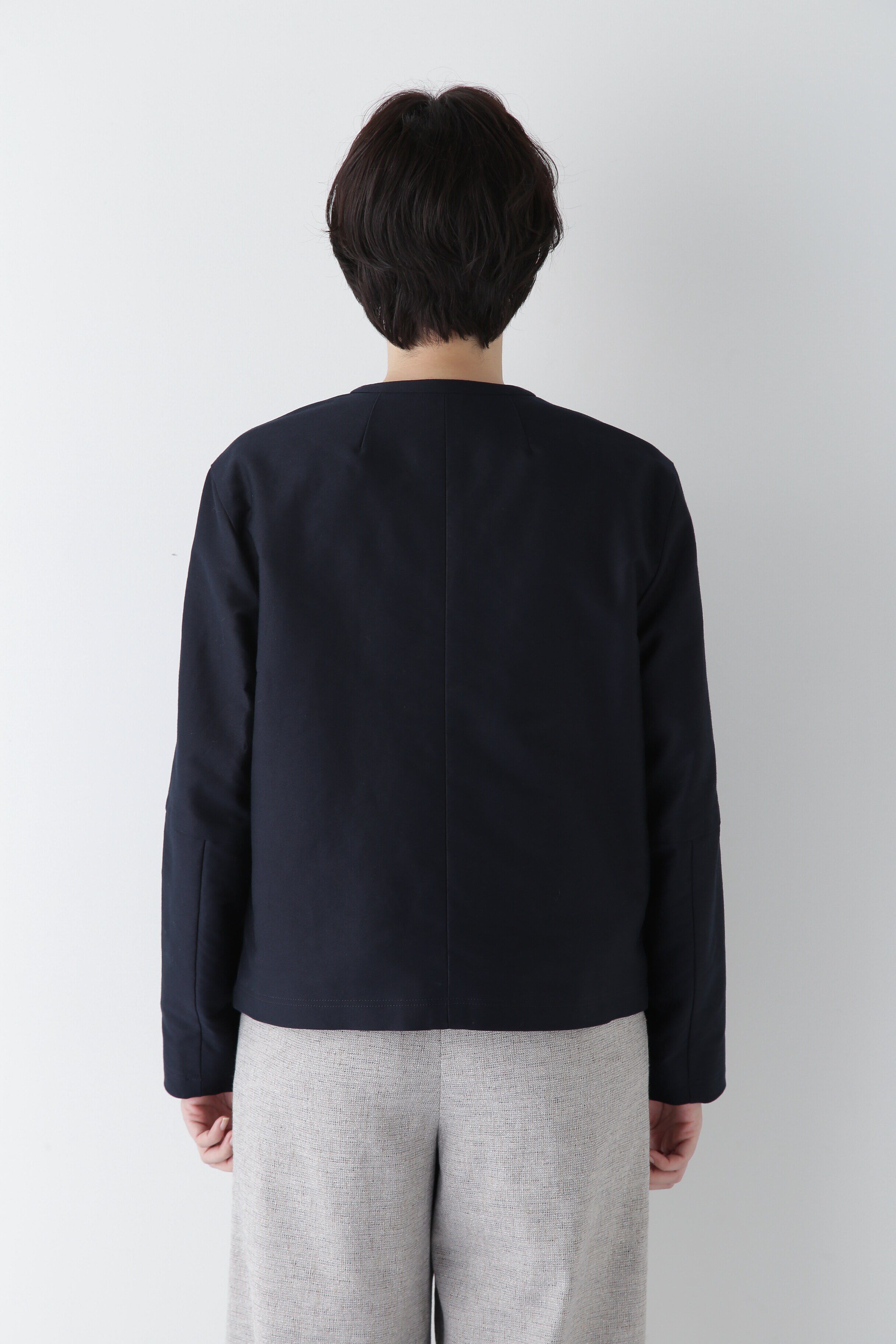  「◆ライトモールスキンクルーネックジャケット」|ブルゾン・スタジャン|