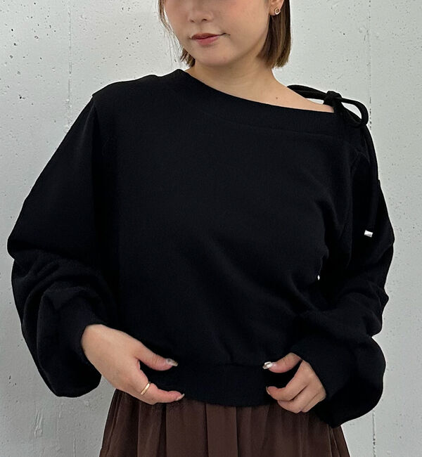 archives「肩リボンワンショルスウェット／」|Tシャツ・カットソー|