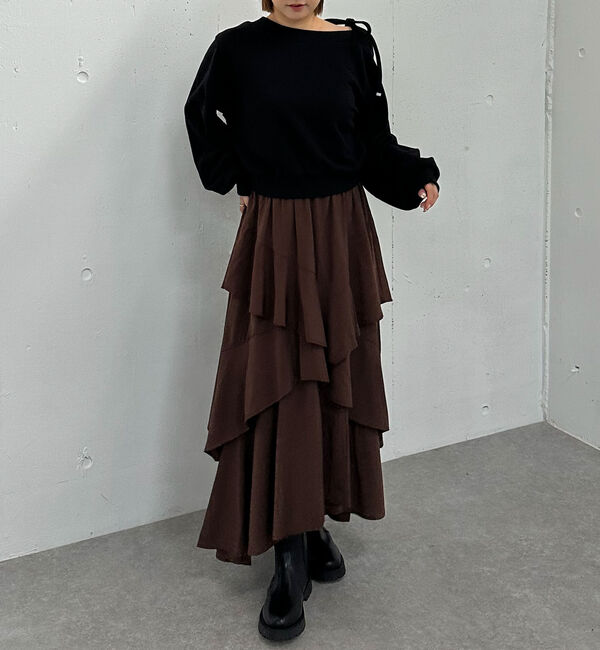 archives「肩リボンワンショルスウェット／」|Tシャツ・カットソー|