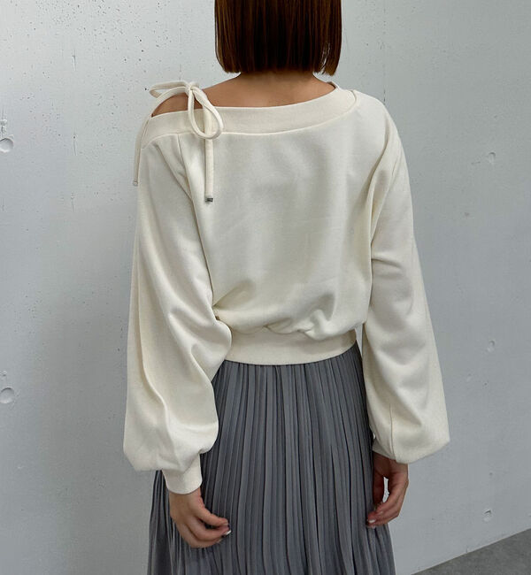 archives「肩リボンワンショルスウェット／」|Tシャツ・カットソー|