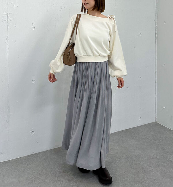 archives「肩リボンワンショルスウェット／」|Tシャツ・カットソー|