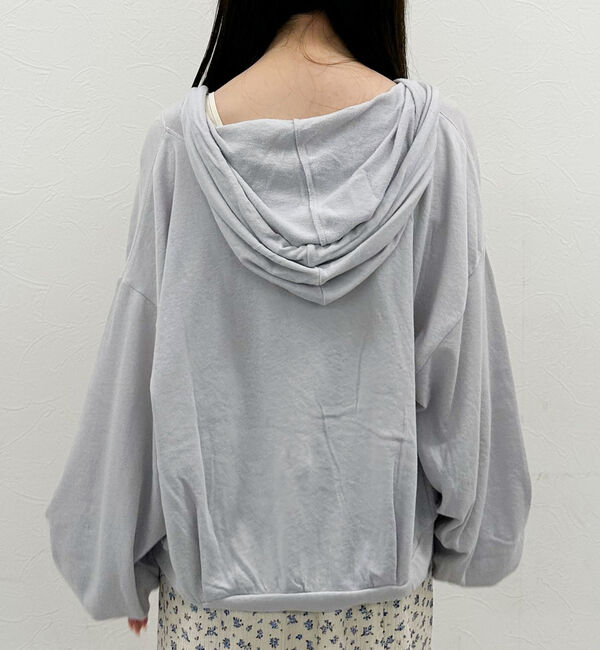 archives「シアー裏毛ルーズパーカー」|パーカー|