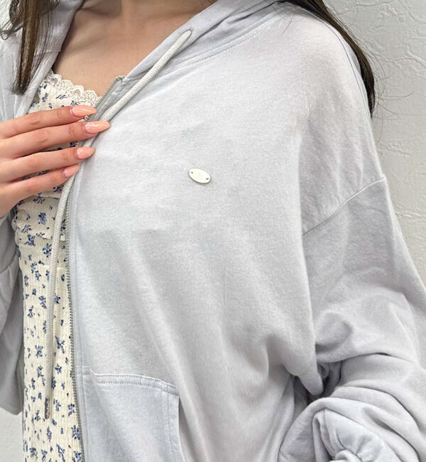 archives「シアー裏毛ルーズパーカー」|パーカー|