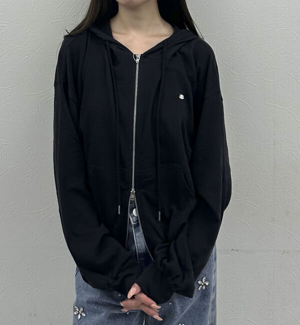 archives「シアー裏毛ルーズパーカー」|パーカー|