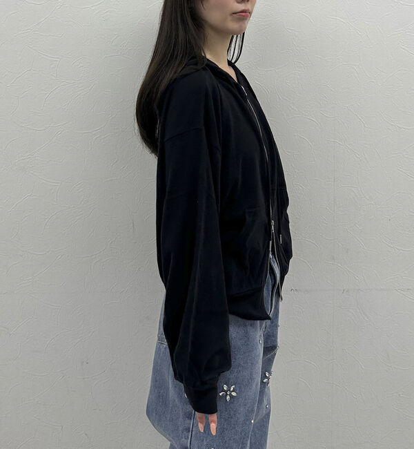 archives「シアー裏毛ルーズパーカー」|パーカー|