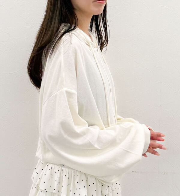 archives「シアー裏毛ルーズパーカー」|パーカー|