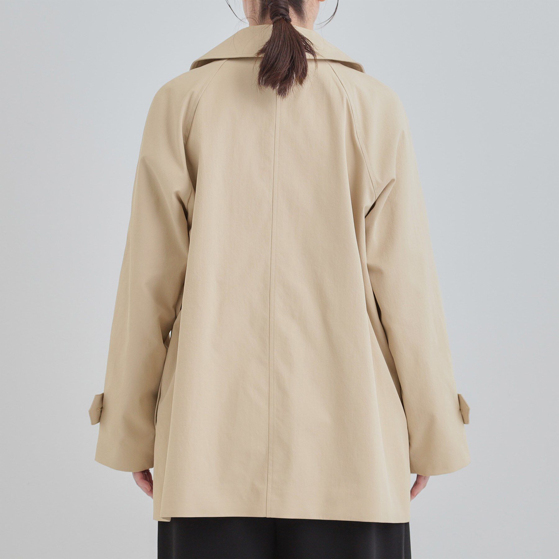 SHOO･LA･RUE「【S-LL/撥水】通勤やお出かけにも活躍 ミドルトレンチコート」|トレンチコート|