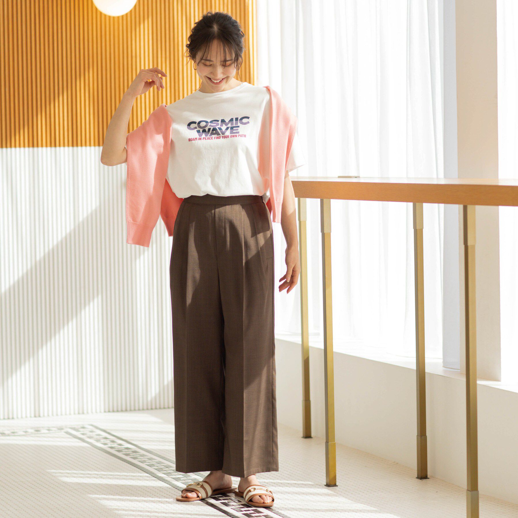 SHOO･LA･RUE「カジュアルプリントTシャツ」|Tシャツ・カットソー|