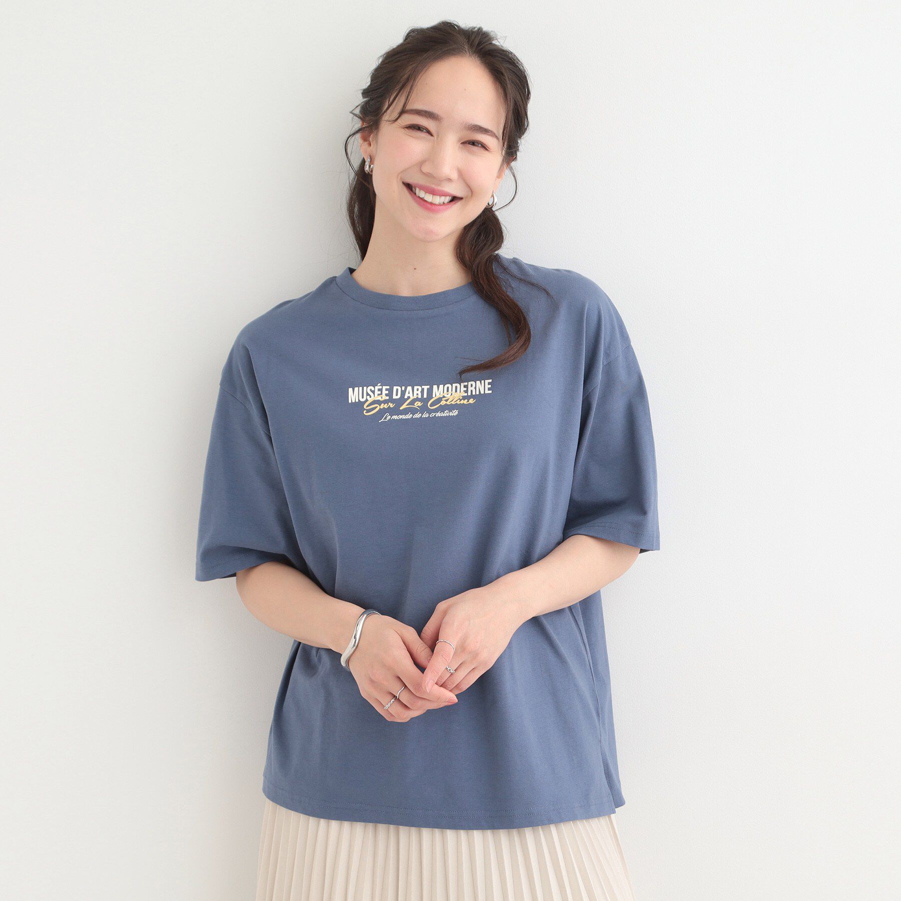 SHOO･LA･RUE「プチプラベーシックプリントTシャツ」|Tシャツ・カットソー|