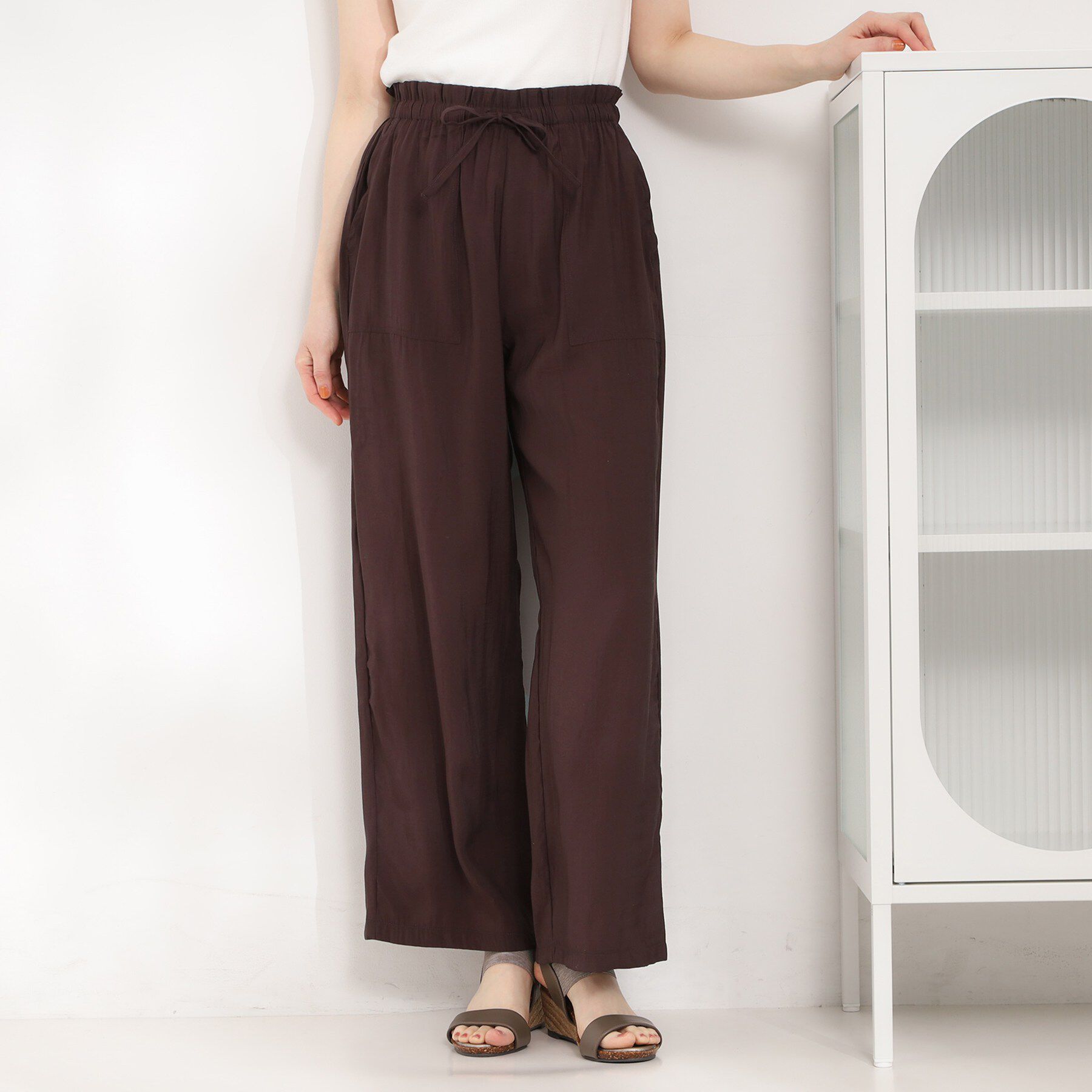 SHOO･LA･RUE「【洗濯機可/S-LL】イージーベイカーパンツ」|その他|