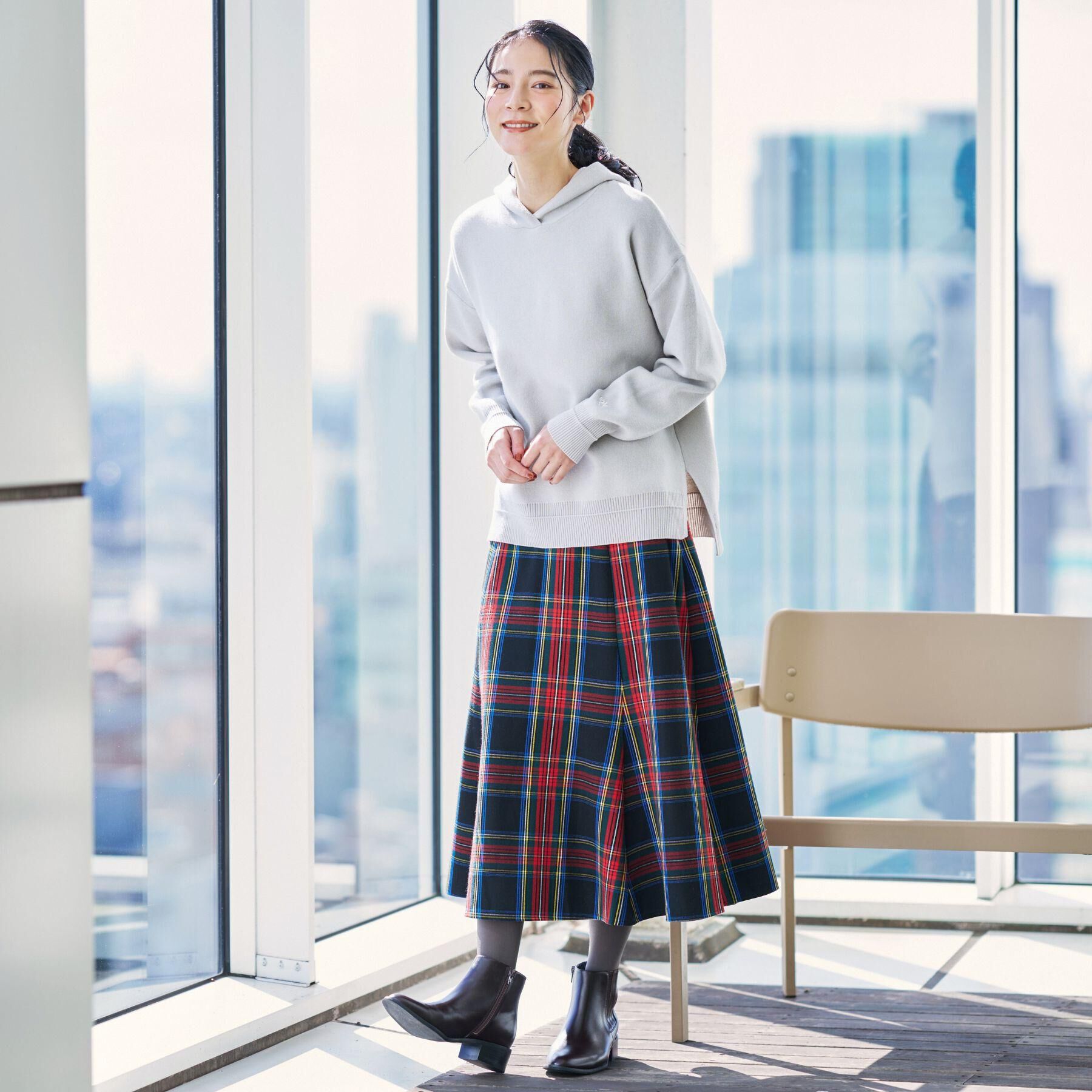 Dessin「【洗える／体型カバー】ちょうどいいニットパーカ」|ニット・セーター|