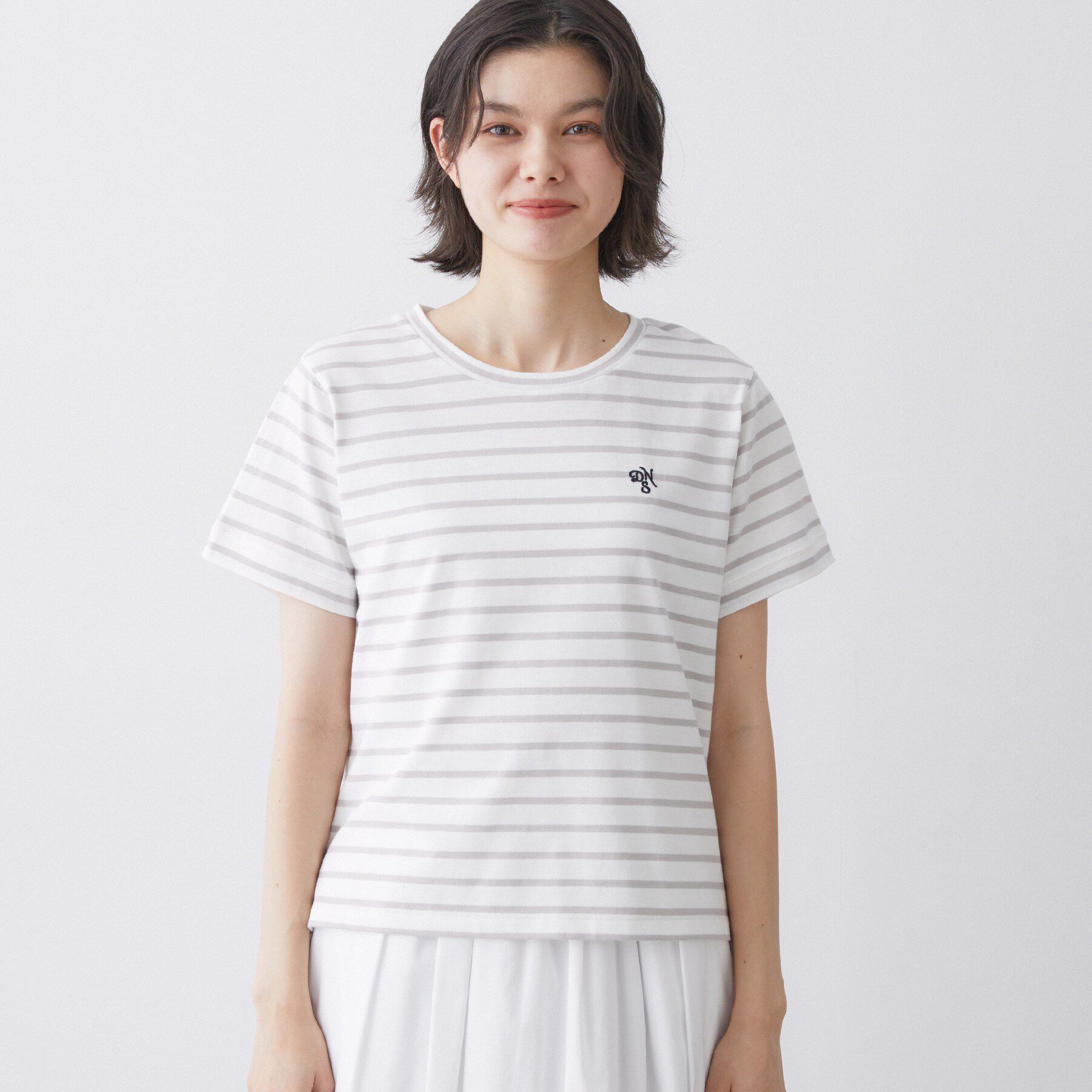 Dessin「【洗える】半袖ボックスシルエットカットソー」|Tシャツ・カットソー|