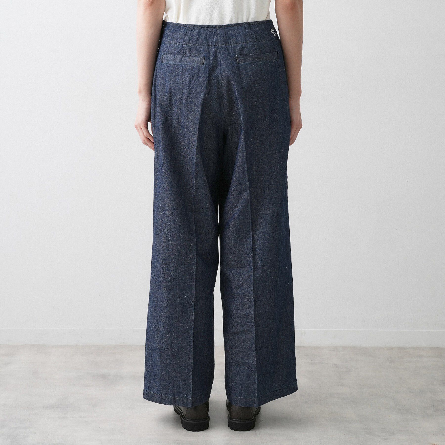 Dessin「【洗える】綿麻マリンワイドデニムパンツ」|その他|