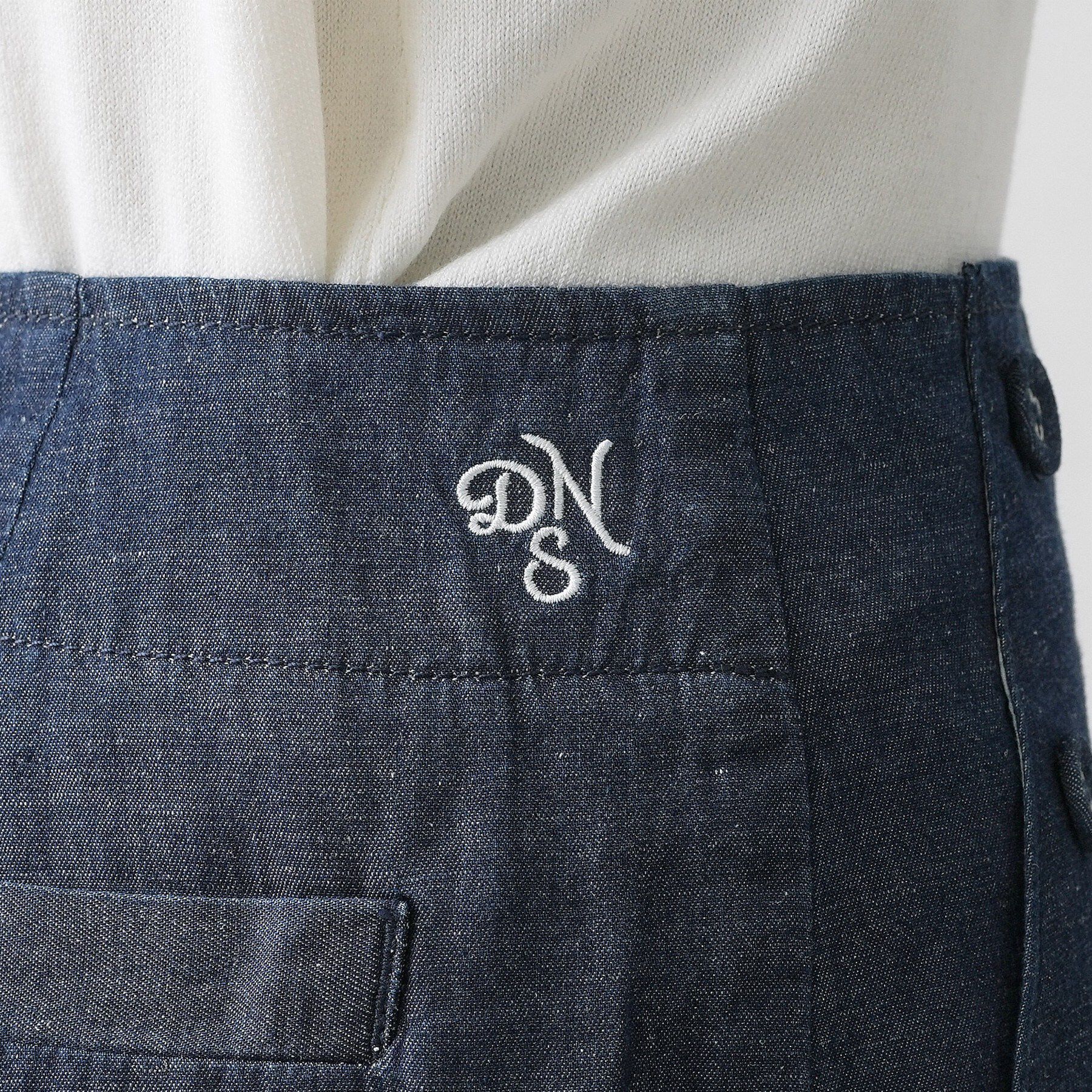 Dessin「【洗える】綿麻マリンワイドデニムパンツ」|その他|