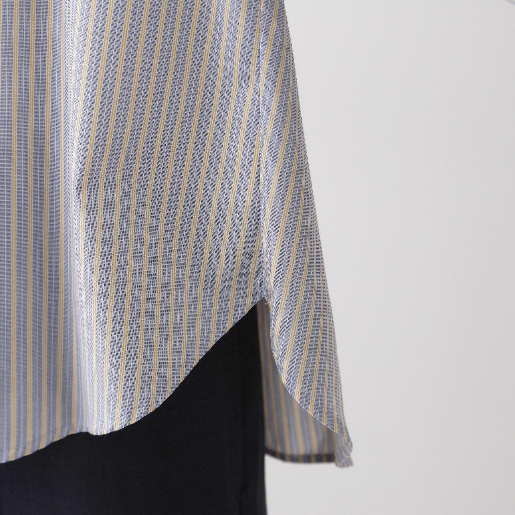 Dessin「【洗える】バルーンスリーブバンドカラーシャツ」|シャツ・ブラウス|